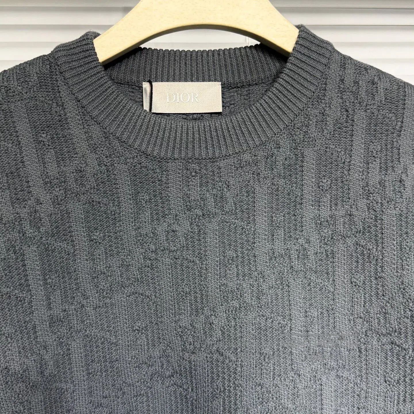 Dior dior knitted sweater with logo oblique print. Size US S / EU 44-46 / 1 - 3 Thumbnail
