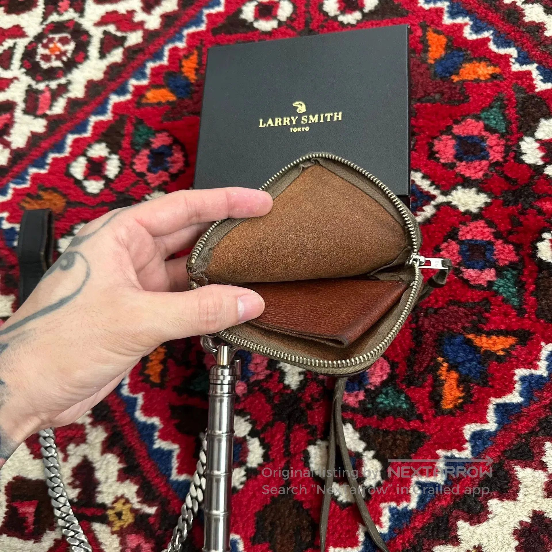 Larry Smith larry smith wallet with chain and keyring. Size ONE SIZE - 7 Thumbnail
