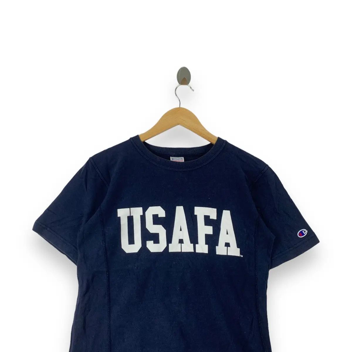 Champion Vintage CHAMPION x USAFA Reverse Weave Tee Shirt Top Size US M / EU 48-50 / 2 - 2 Thumbnail