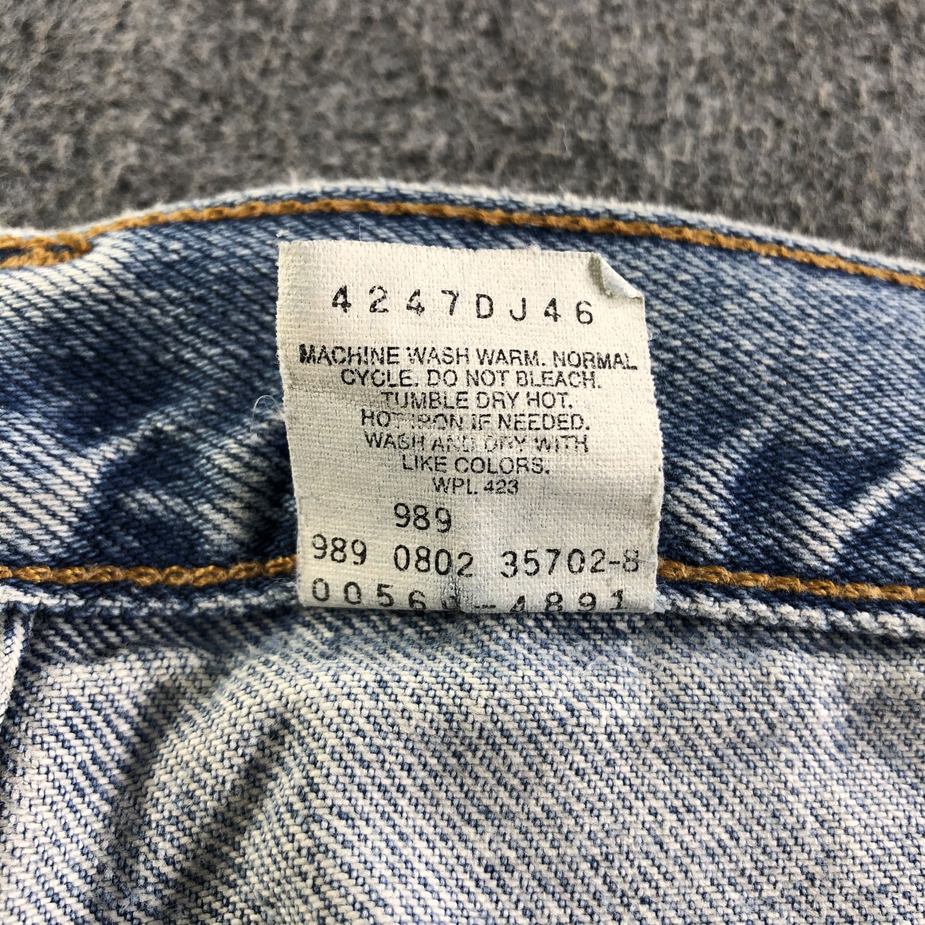 Levi's Vintage Blue Wash Levis 560 Jeans-J3423 Size US 34 / EU 50 - 11 Thumbnail