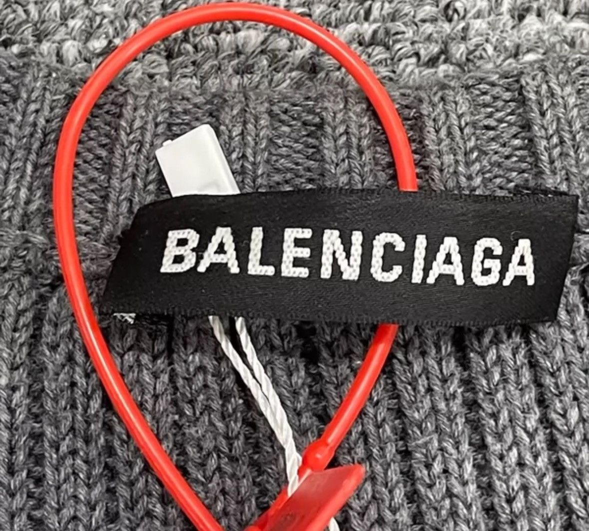 Balenciaga Balenciaga back lock logo gray white striped sweater Size US S / EU 44-46 / 1 - 4 Thumbnail