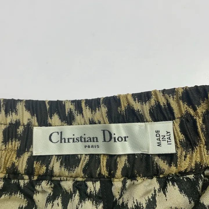 Dior Dior Women's Leopard Print Christah Shorts 0079-2507 Size 33" - 2 Thumbnail