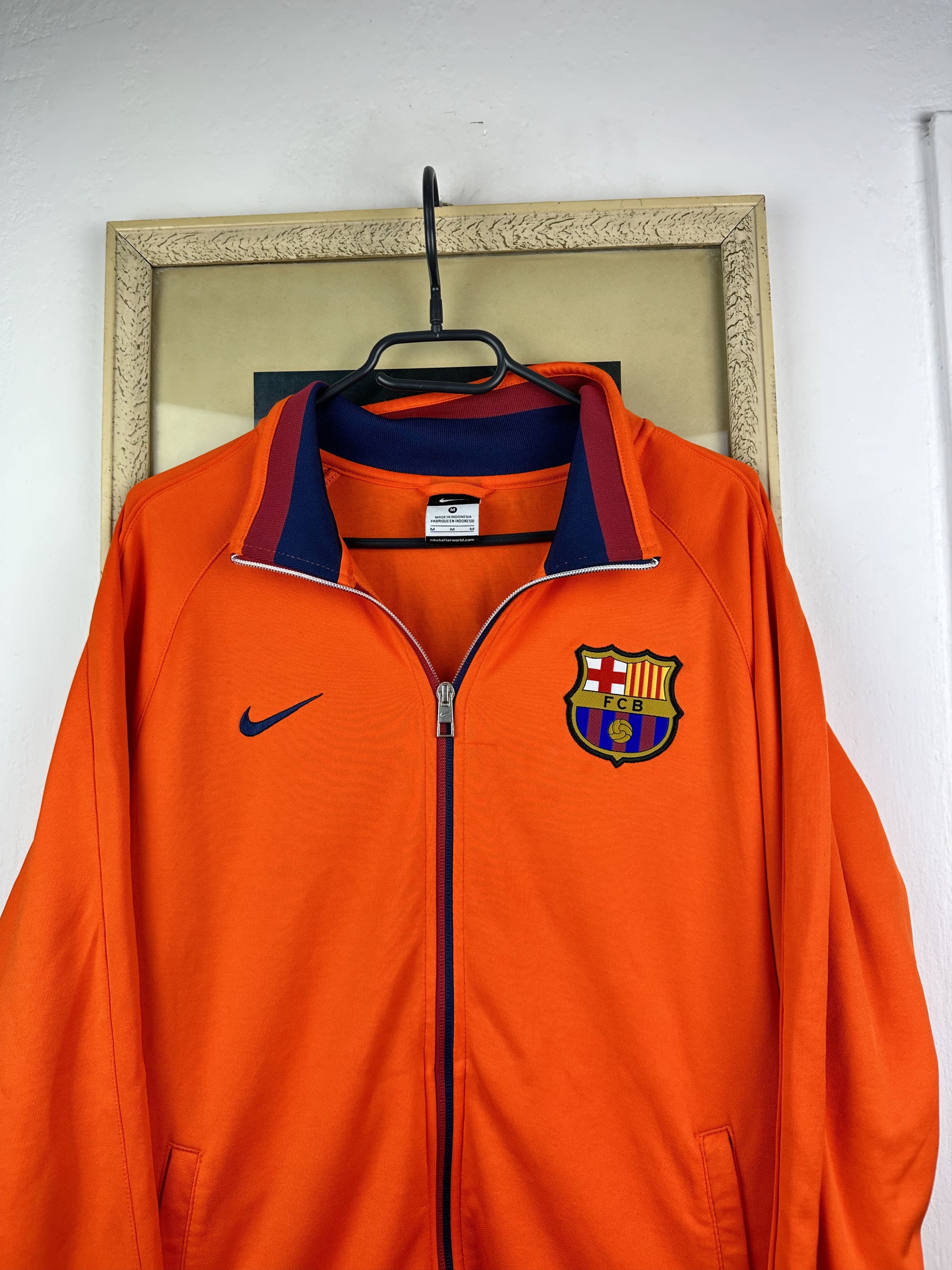 Nike Nike Barcelona Football jacket Track Top Soccer Orange Size US M / EU 48-50 / 2 - 2 Thumbnail