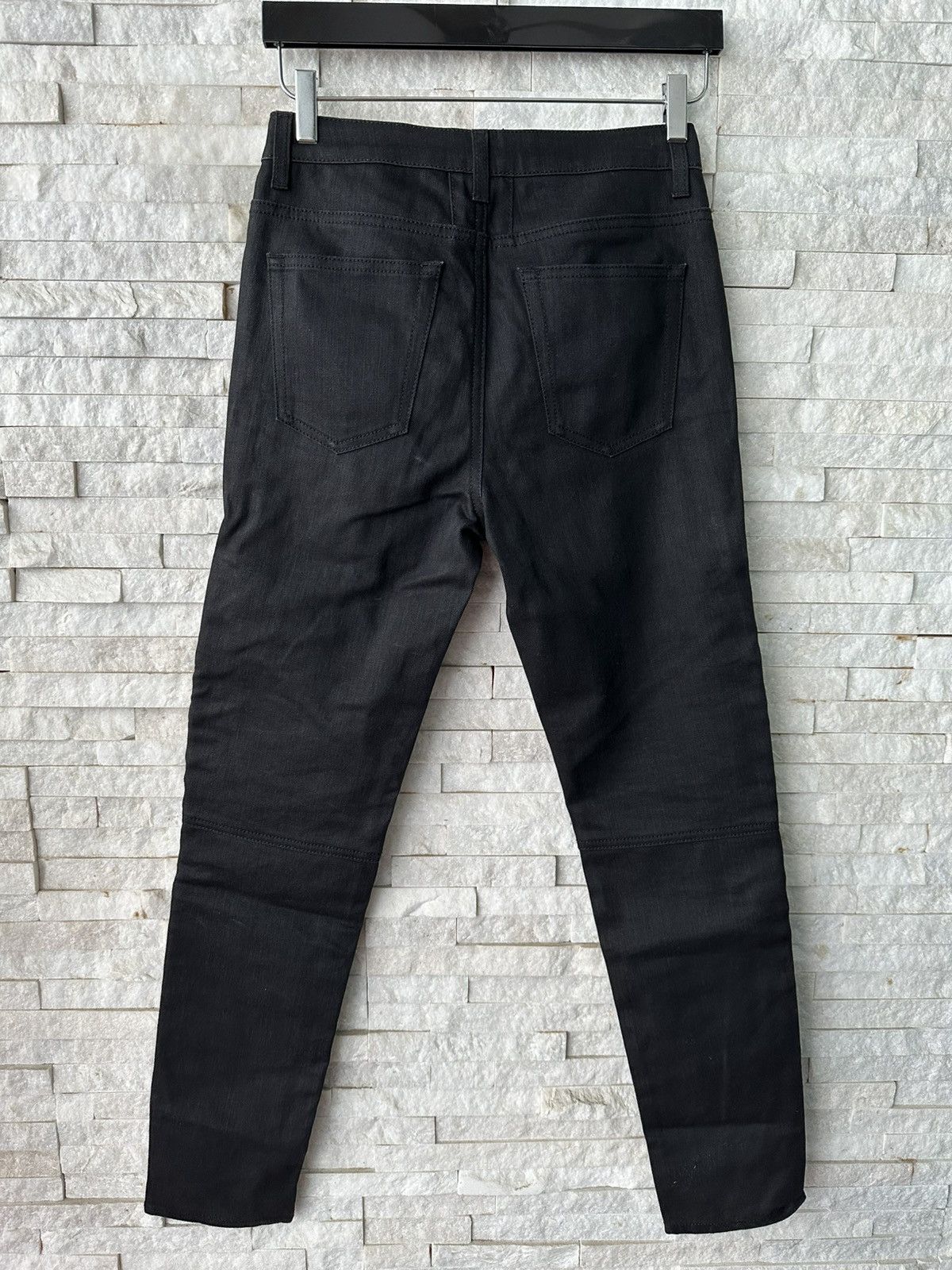 Saint Laurent Paris Saint Laurent 2016 Hedi Biker leather panel jeans Size US 28 / EU 44 - 2 Thumbnail