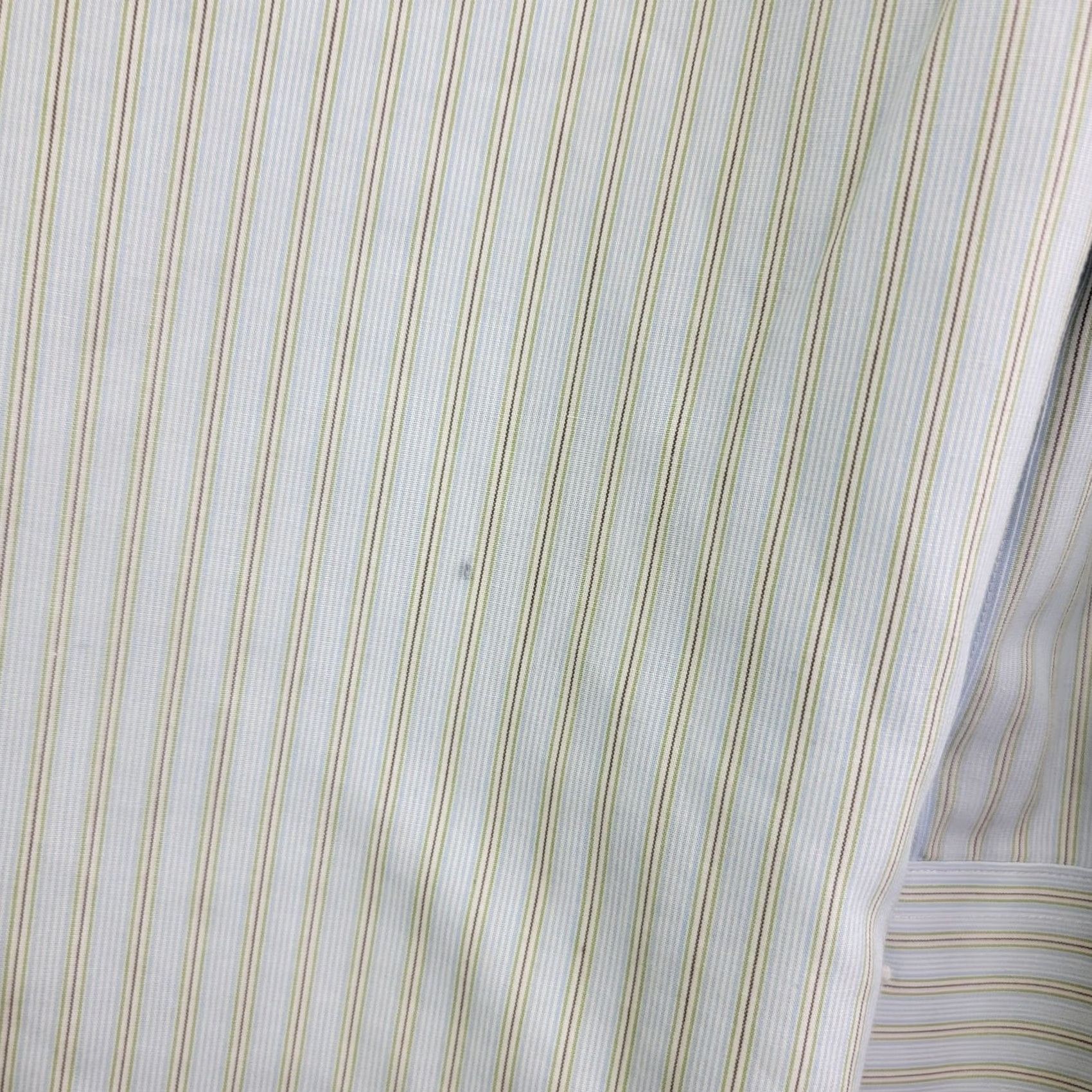 Brooks Brothers Brooks Brothers Shirt 15.5-35 Traditional Fit Non-Iron Striped Casual Business Mens Shirt Size US L / EU 52-54 / 3 - 7 Thumbnail