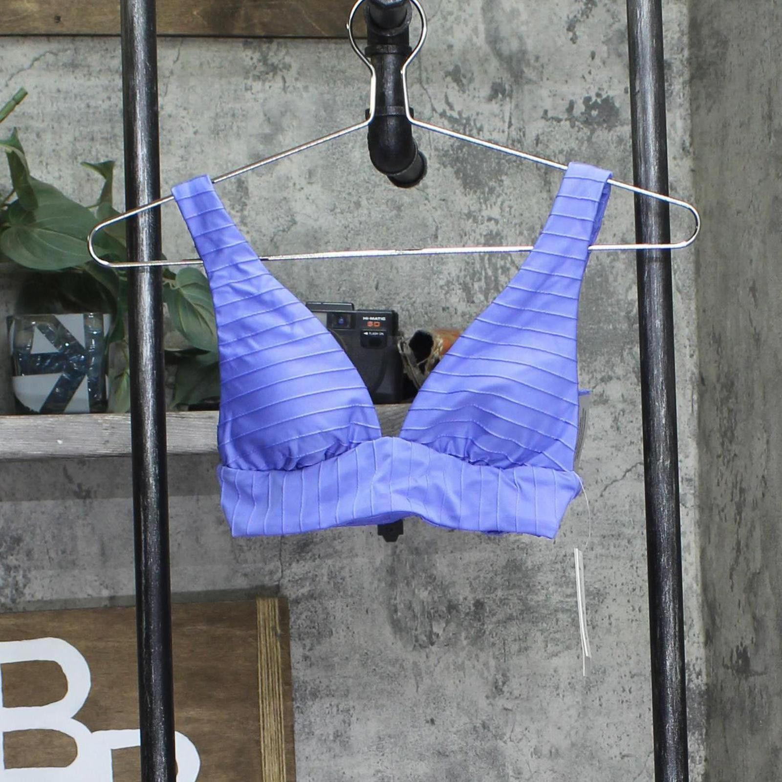 Other Nwt Raisins Island V Neck Bikini Swim Top L711622 Blue Xs Size ONE SIZE - 1 Thumbnail