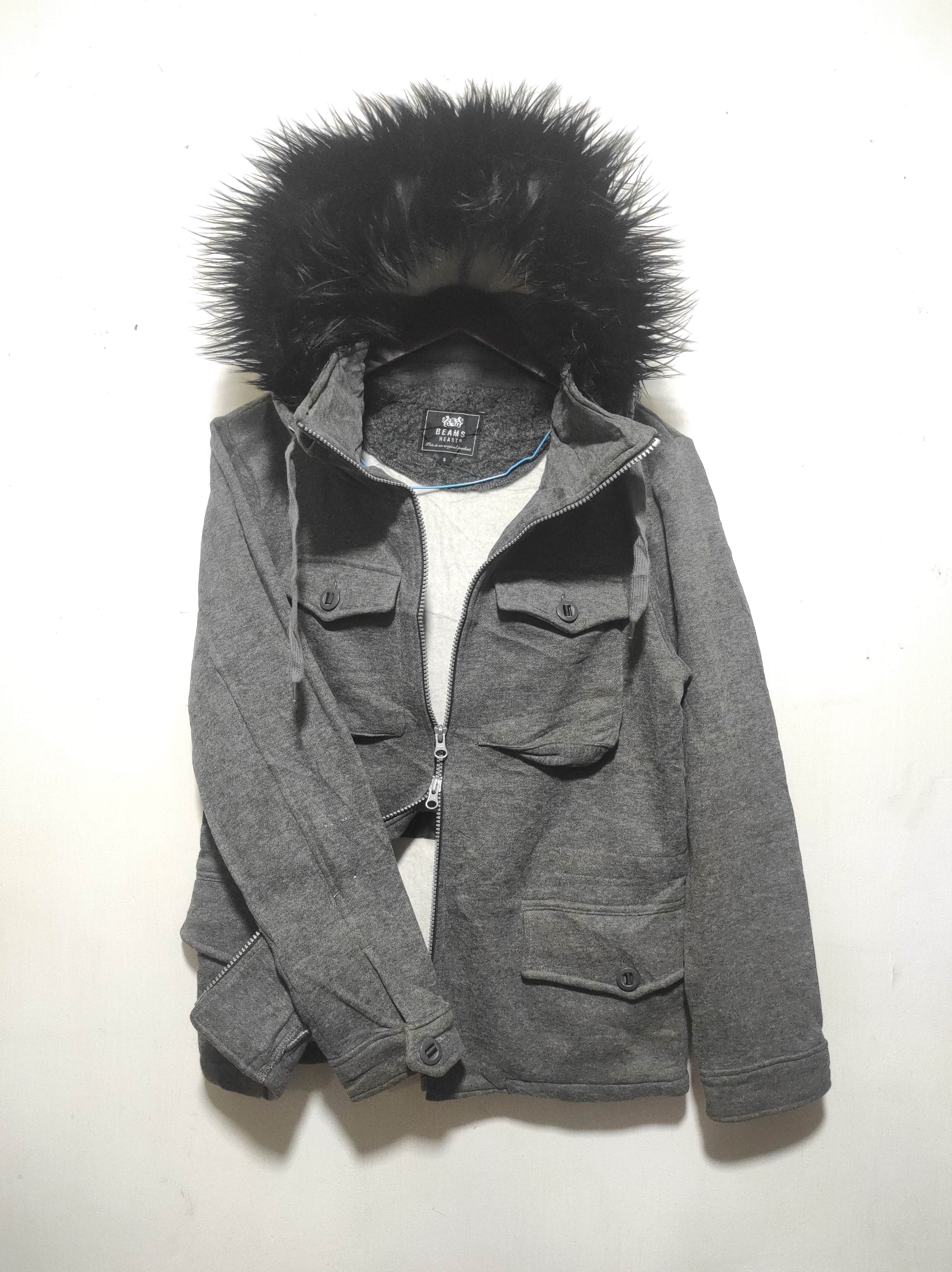 If Six Was Nine Beams Zip Fur Hoodie Parka Bono Goa LGB Style Size US S / EU 44-46 / 1 - 8 Thumbnail