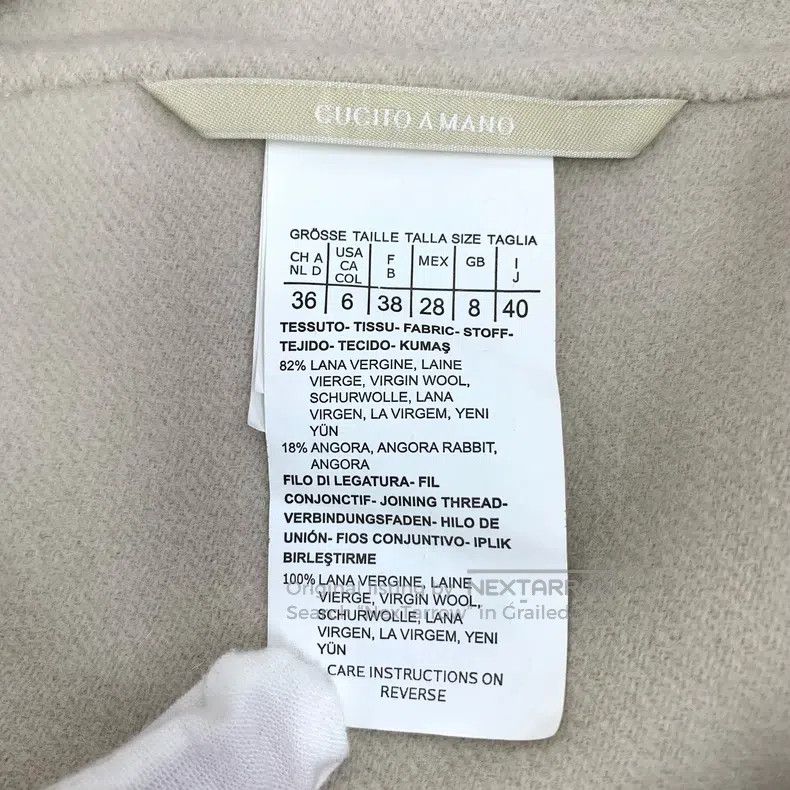 Max Mara Max Mara Apricot Wool Double-breasted Lapel Sleeveless Coa Size M / US 6-8 / IT 42-44 - 7 Thumbnail