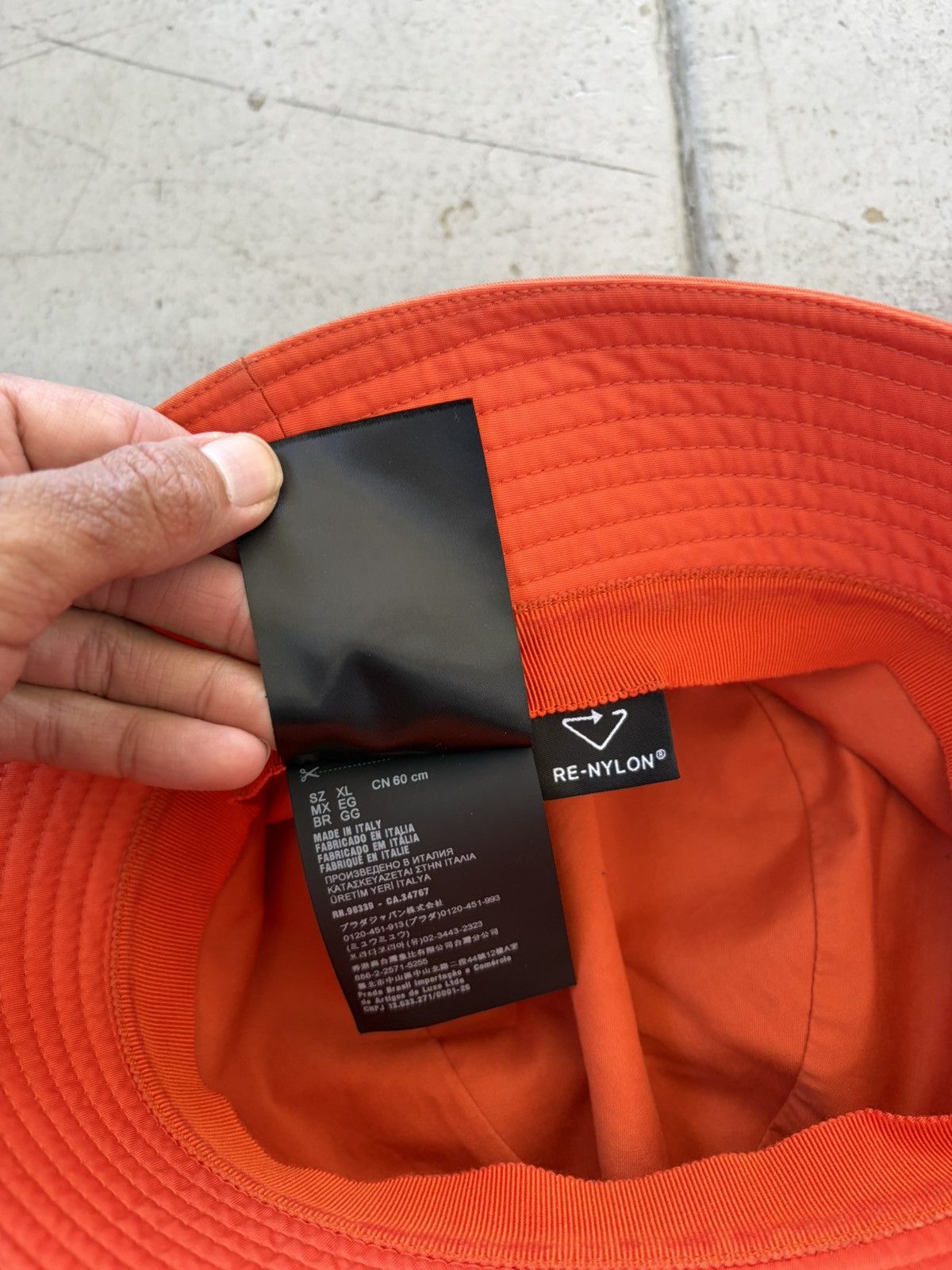 Prada Prada Nylon Bucket Hat - Extra Large Size ONE SIZE - 8 Thumbnail