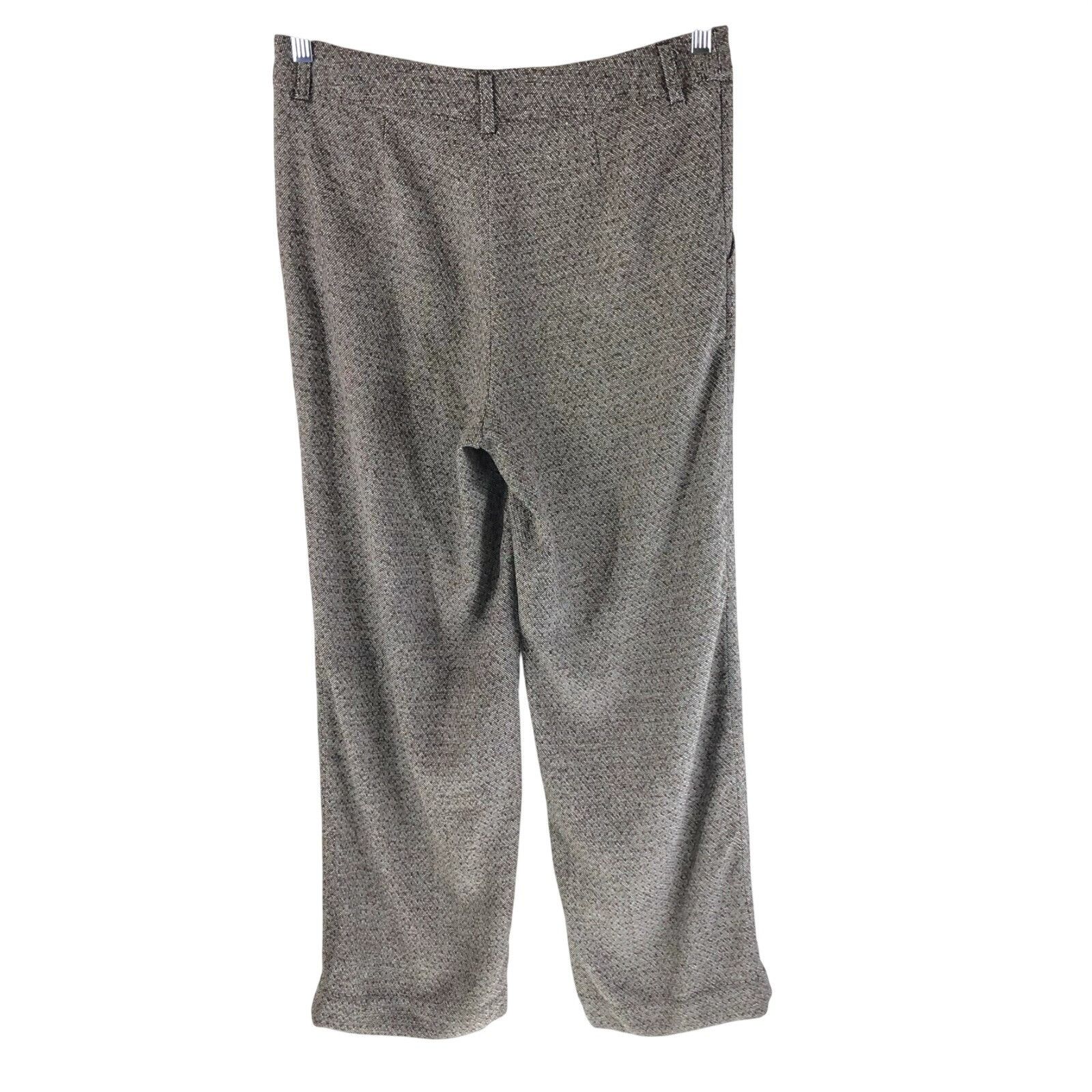Soft Surroundings Soft Surroundings Womens Dress Pants Tweed Pockets Wide Leg Size 30" / US 8 / IT 44 - 2 Thumbnail