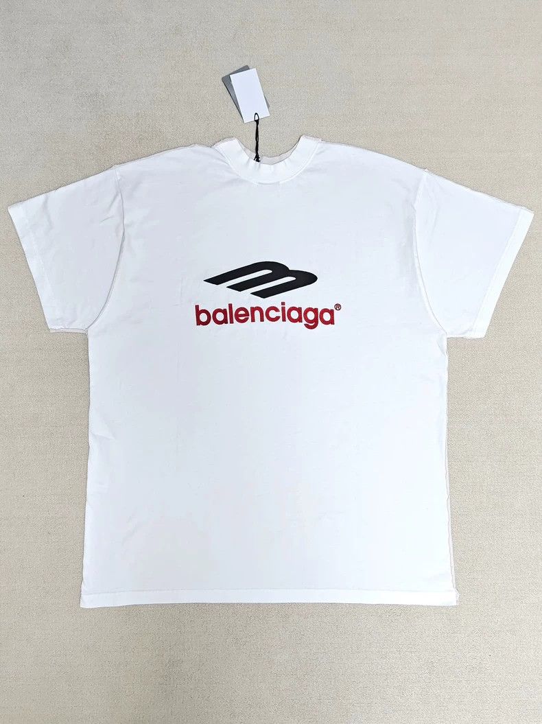 Balenciaga Balenciaga 24fw Tips Patchwork 3 Bsports Worn Short Sleeve Size US M / EU 48-50 / 2 - 3 Thumbnail
