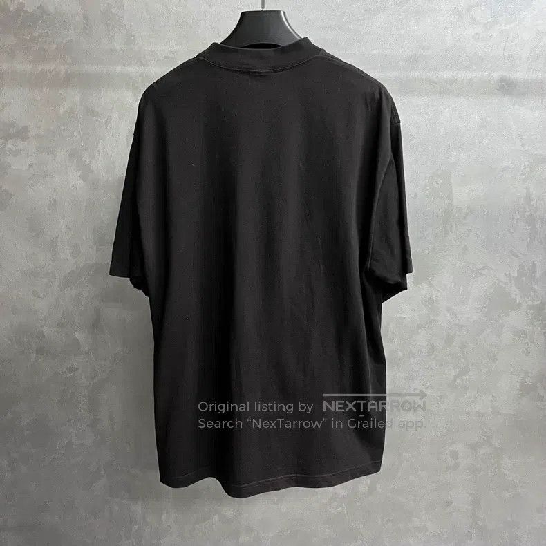 Balenciaga Balenciaga Black Letter Printed Crew Neck Straight Short S Size US M / EU 48-50 / 2 - 3 Thumbnail