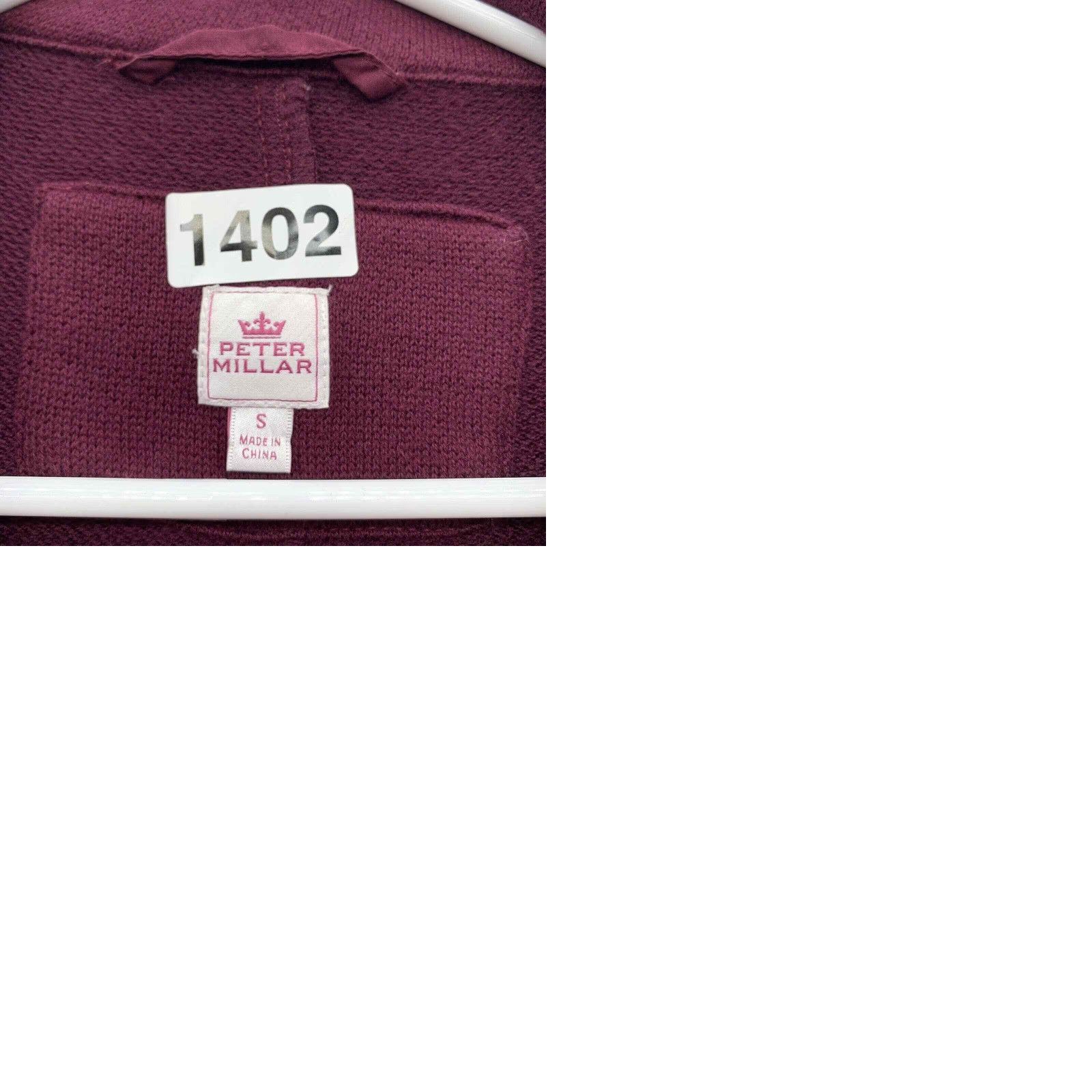 Peter Millar Peter Millar Wool Peacoat Womens Small S Full Zip Snap Belted Elbow Pad Golf Jacket Size S / US 4 / IT 40 - 10 Thumbnail