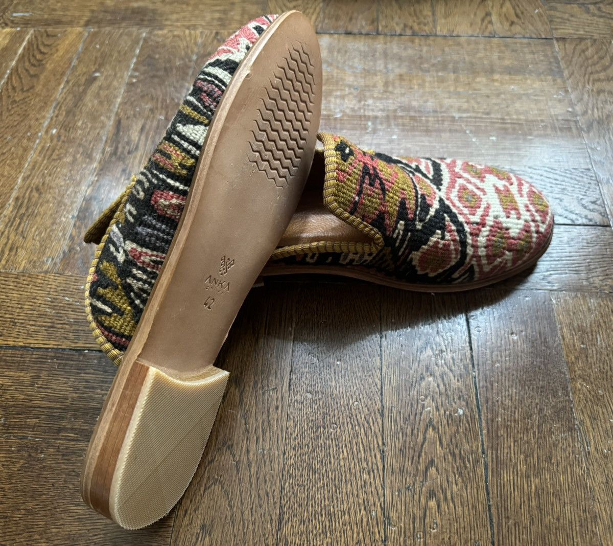 Other LAST DROP Men’s Handmade Kilim Mules / Slides - US 9.5 Eu 42 Size US 9.5 / EU 42-43 - 10 Thumbnail