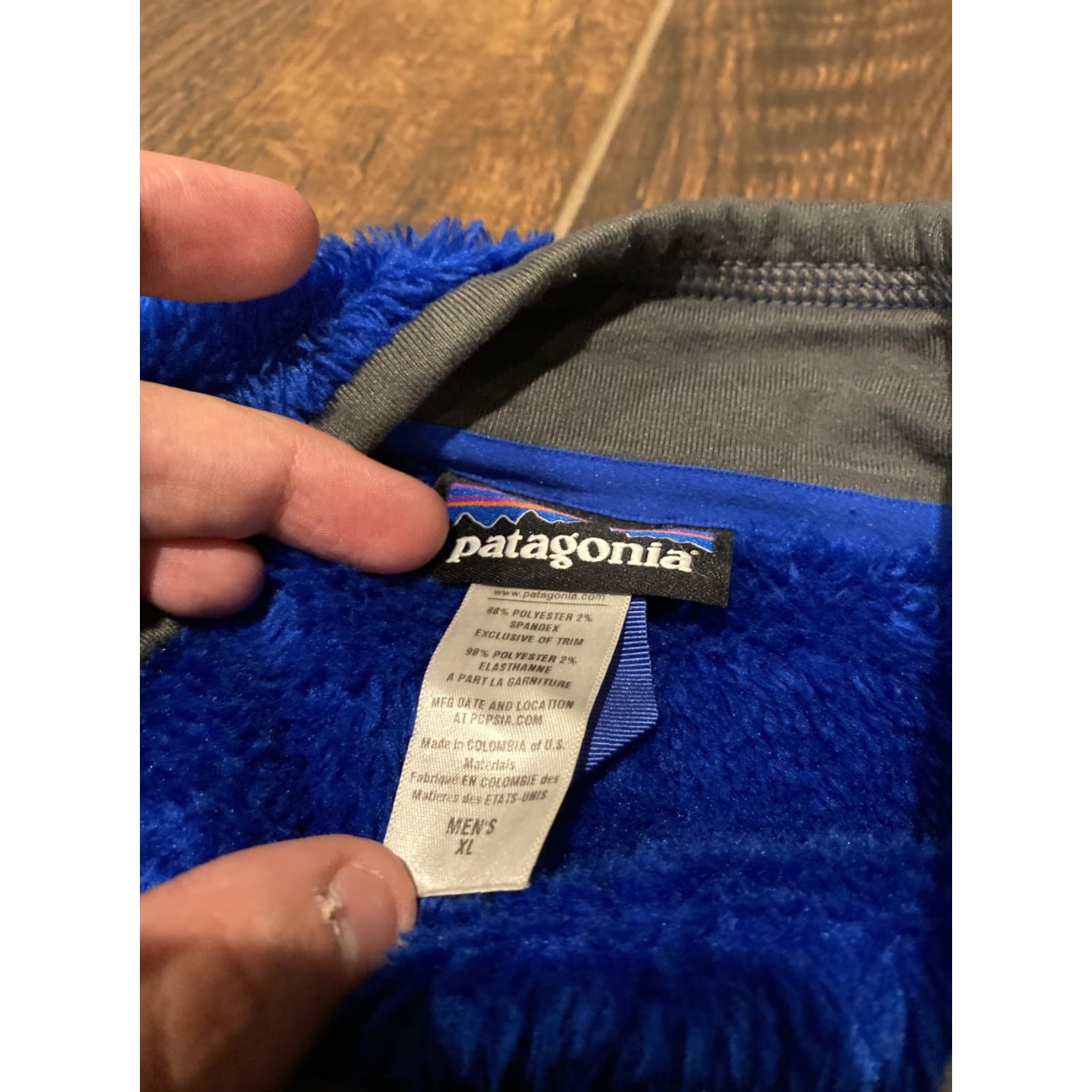 Patagonia Patagonia Jacket Mens XL Blue Regulator R Pile Fleece Full Zip 25701 Size US XL / EU 56 / 4 - 6 Thumbnail