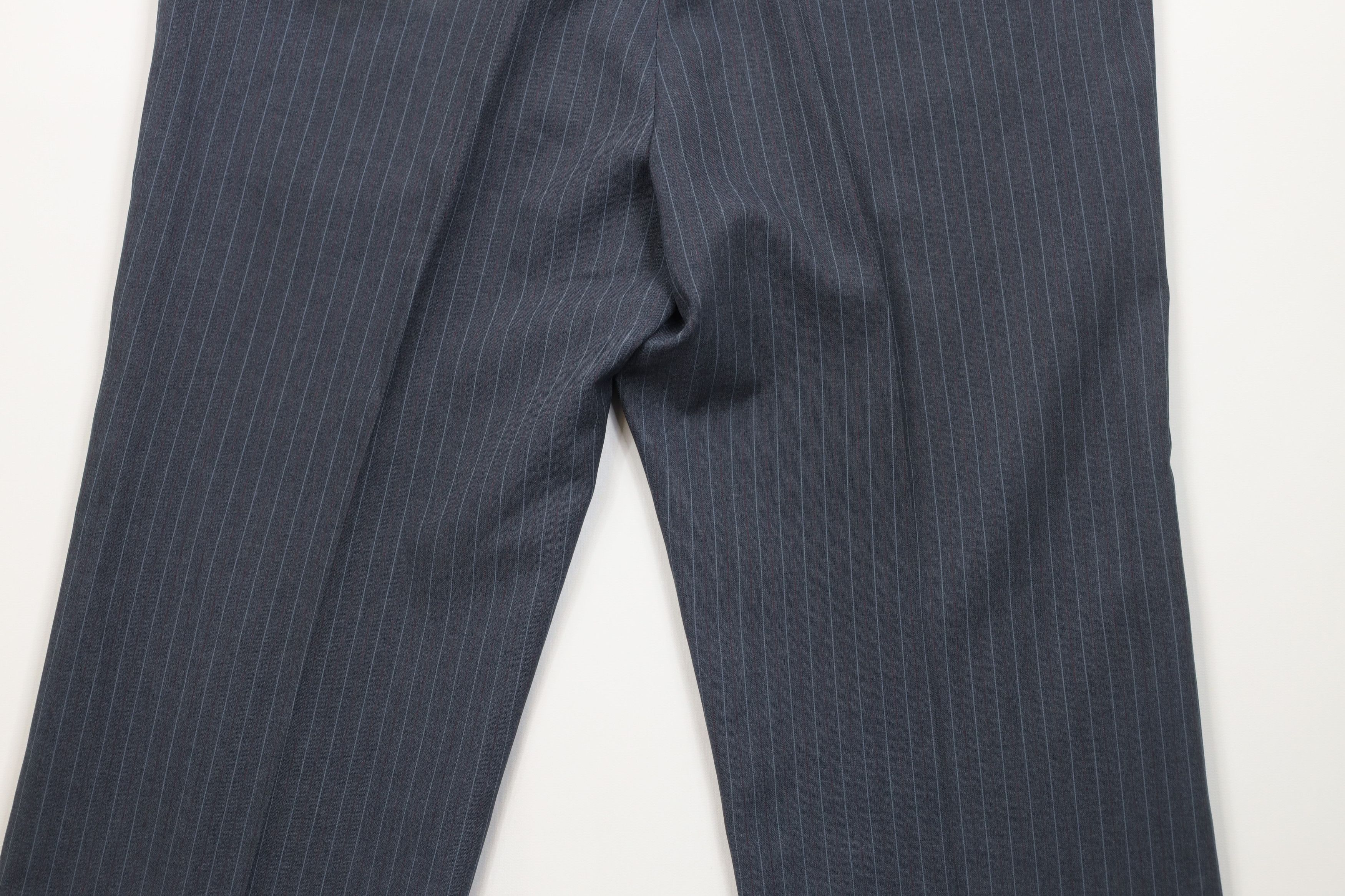 Vintage Vntage 70s Streetwear Pinstriped Knit Wide Leg Chino Pants Size US 34 / EU 50 - 12 Thumbnail