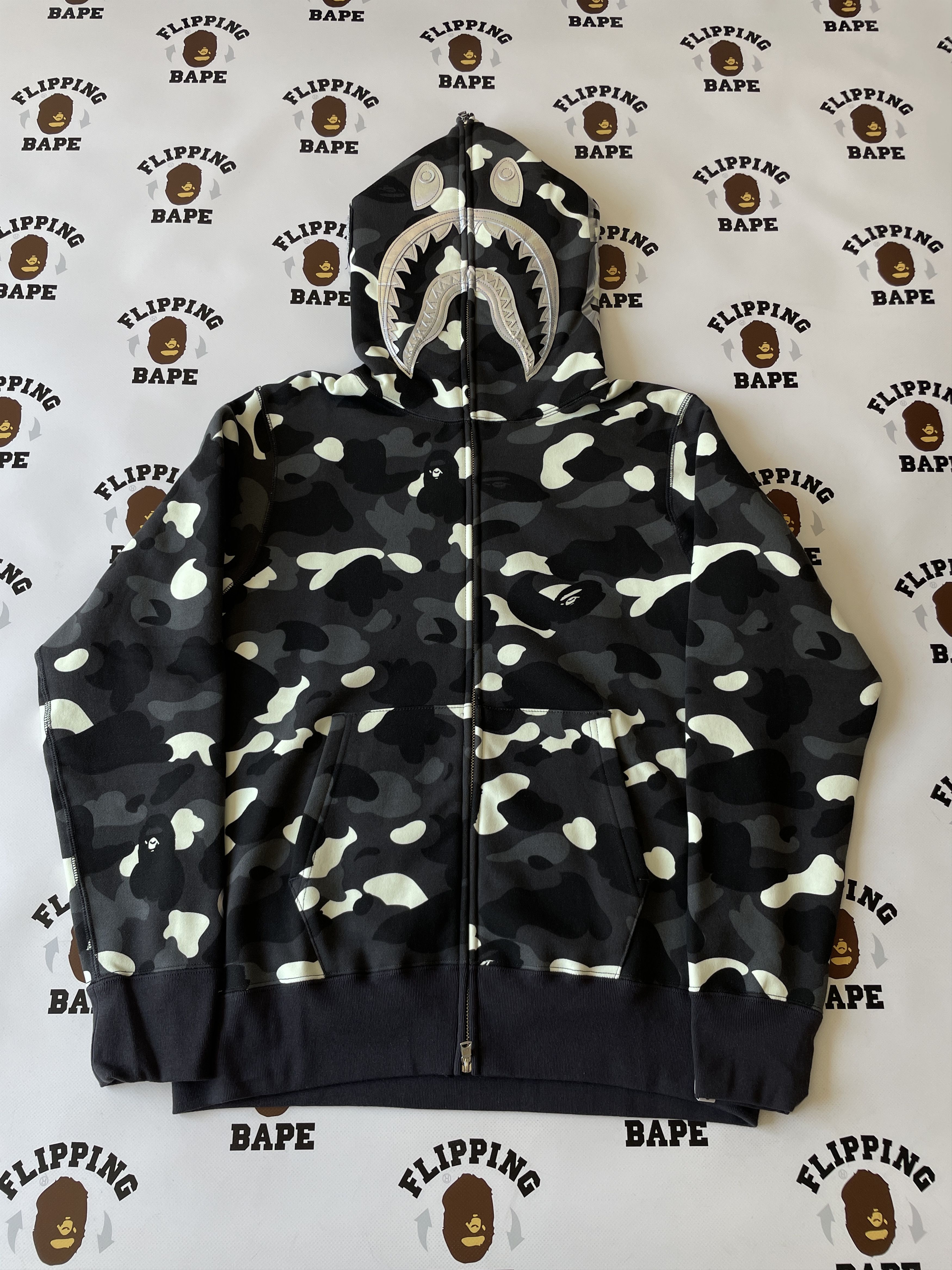 Bape BAPE CITY CAMO SHARK FULL ZIP HOODIE SS24 Grailed