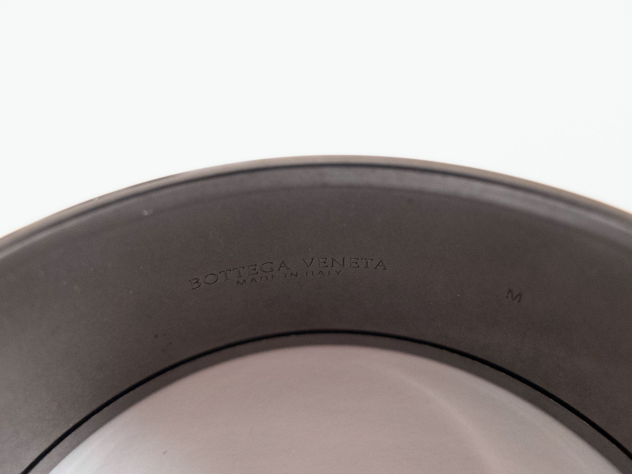 Bottega Veneta BOTTEGA VENETA white intrecciato print bangle bracelet q Size ONE SIZE - 4 Thumbnail