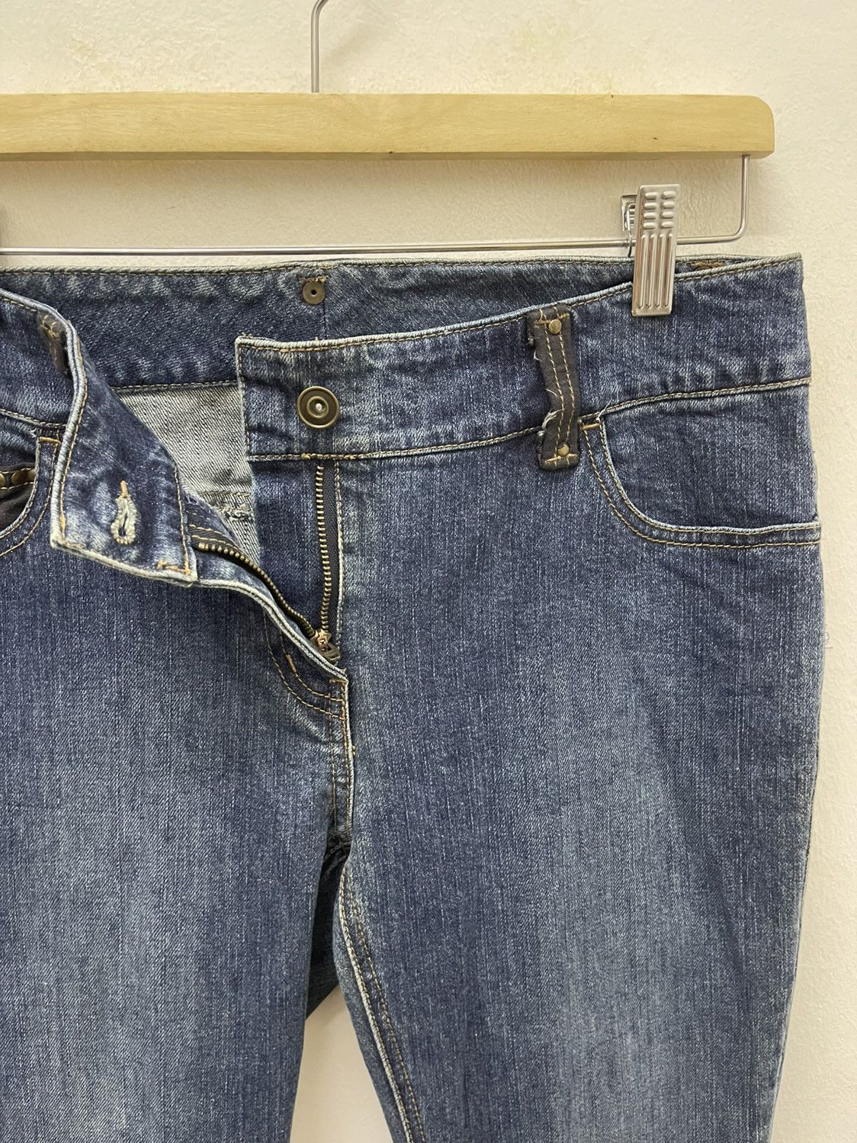 Seditionaries Rare Vintage INC Punk CH. Hearts Inspired Unisex Denim Size US 29 - 11 Thumbnail