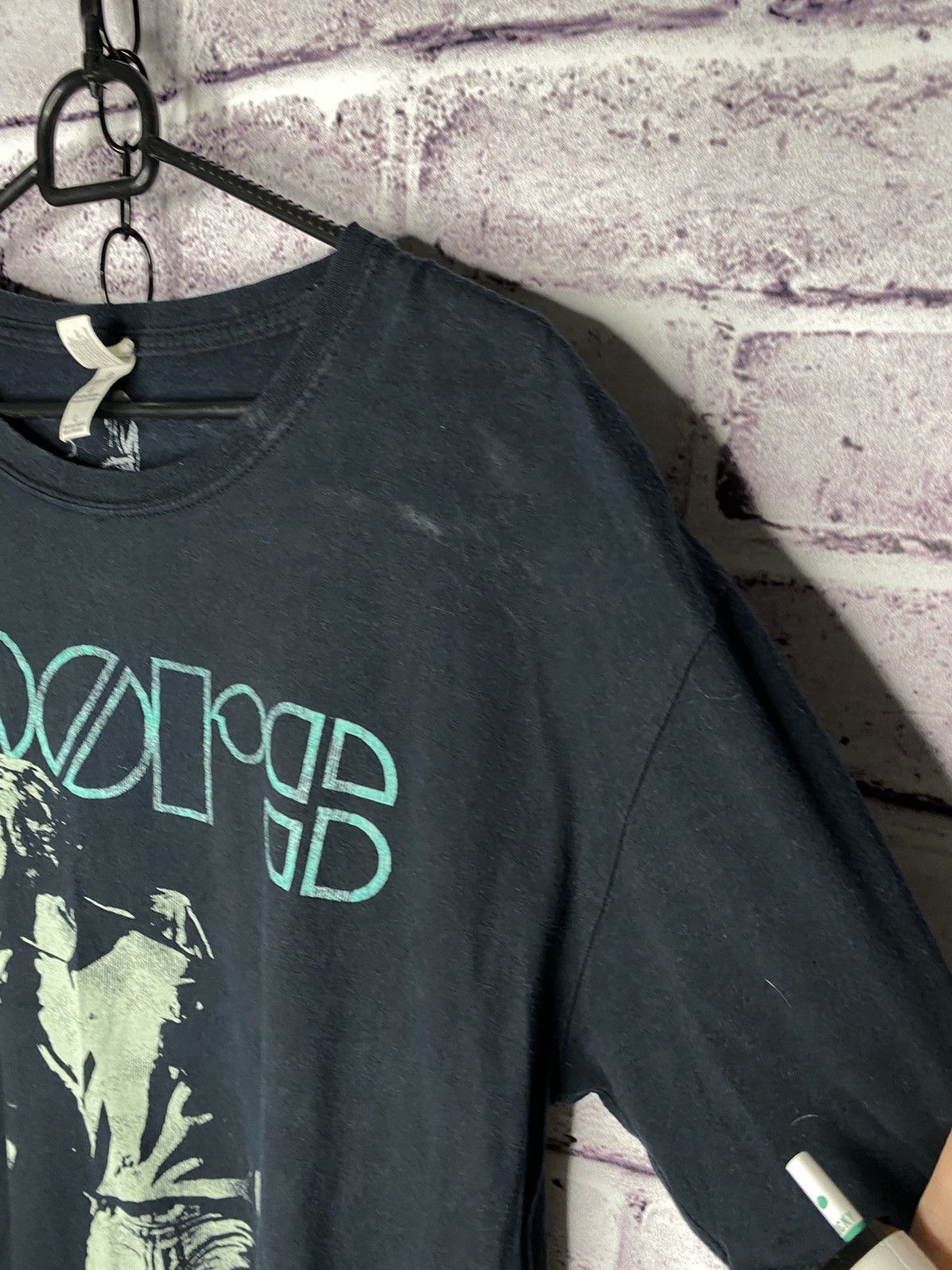 Band Tees Men's Vintage 00s T-Shirt The Doors Rock Tees Y2K Size US L / EU 52-54 / 3 - 9 Thumbnail