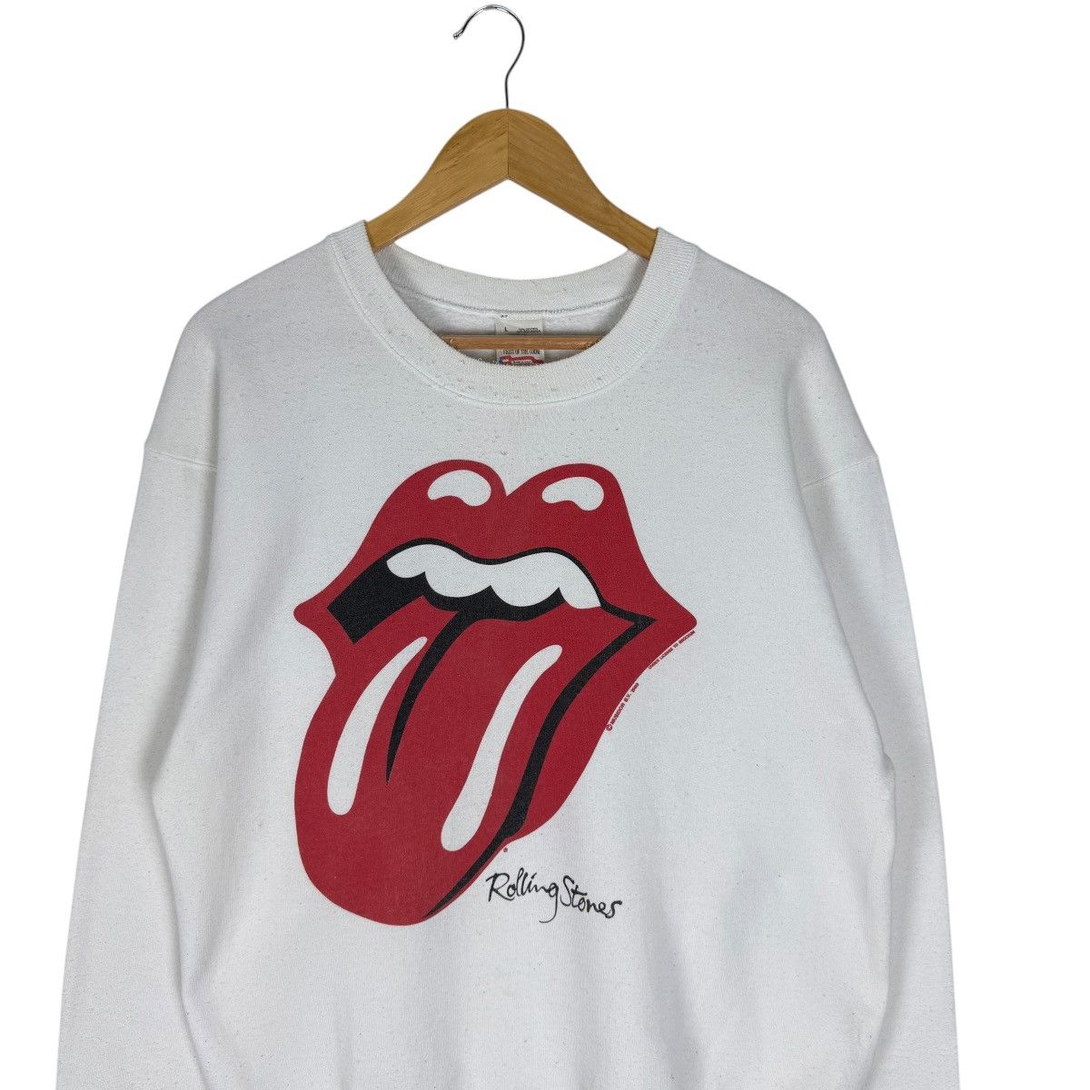 The Rolling Stones 🔥VTG THE ROLLING STONES 1989 SWEATSHIRT Size US L / EU 52-54 / 3 - 3 Thumbnail