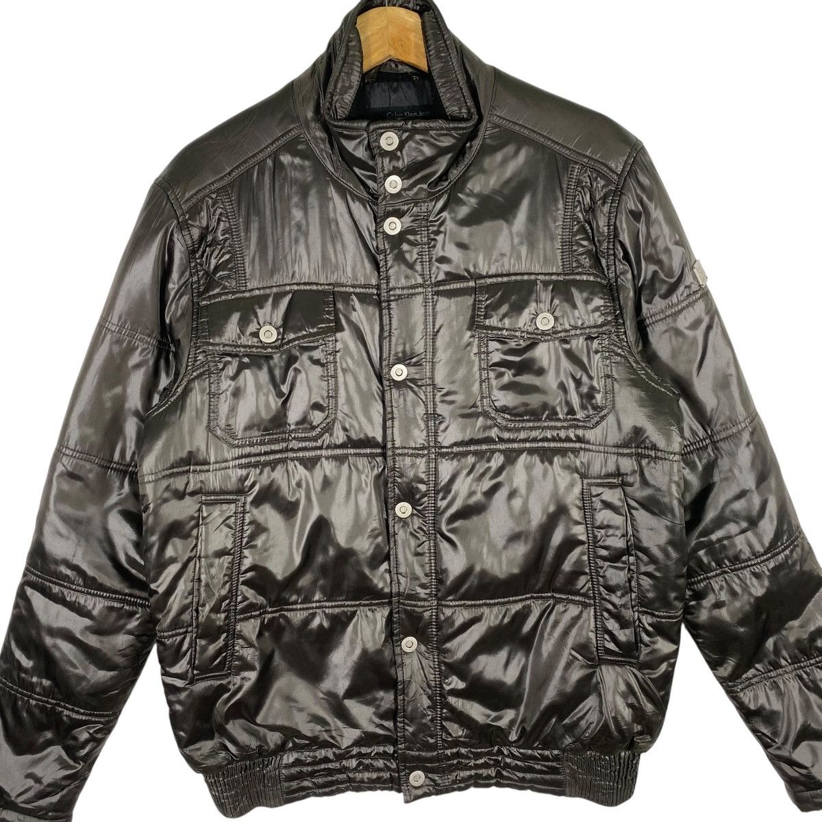 Calvin Klein Calvin Klein Jeans Shell Button/Zipper Jacket L Size Size US L / EU 52-54 / 3 - 5 Thumbnail