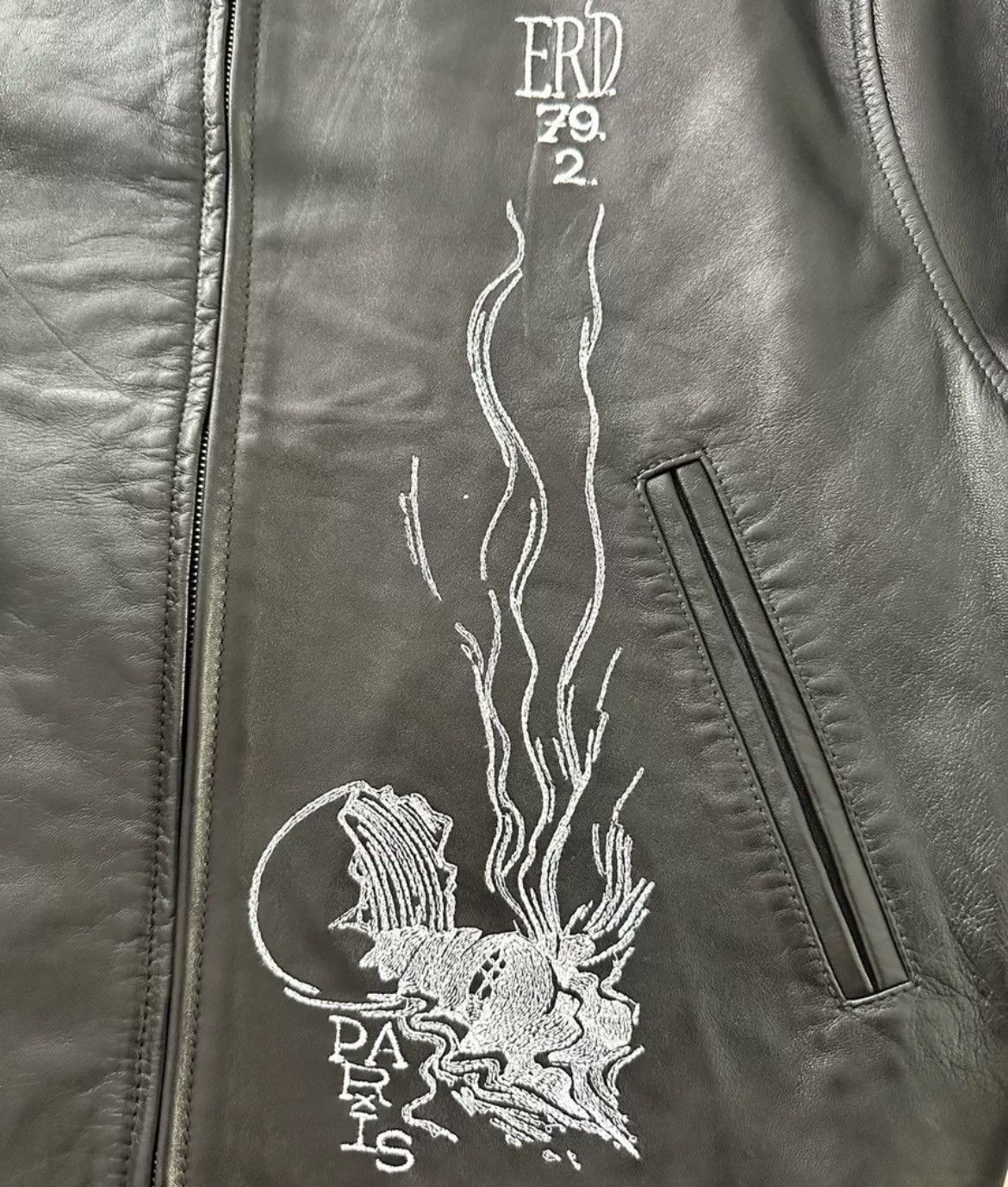 Enfants Riches Deprimes Enfants Riches Deprimes Man Embroidered Leather jacket Size US M / EU 48-50 / 2 - 6 Thumbnail
