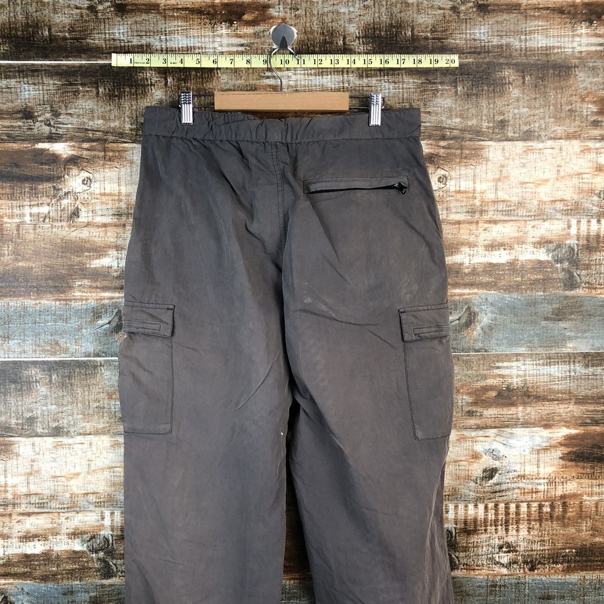 Marks & Spencer Mark & Spencer Brown faded Cargo Multipocket Pants #A2545 Size US 31 - 16 Thumbnail