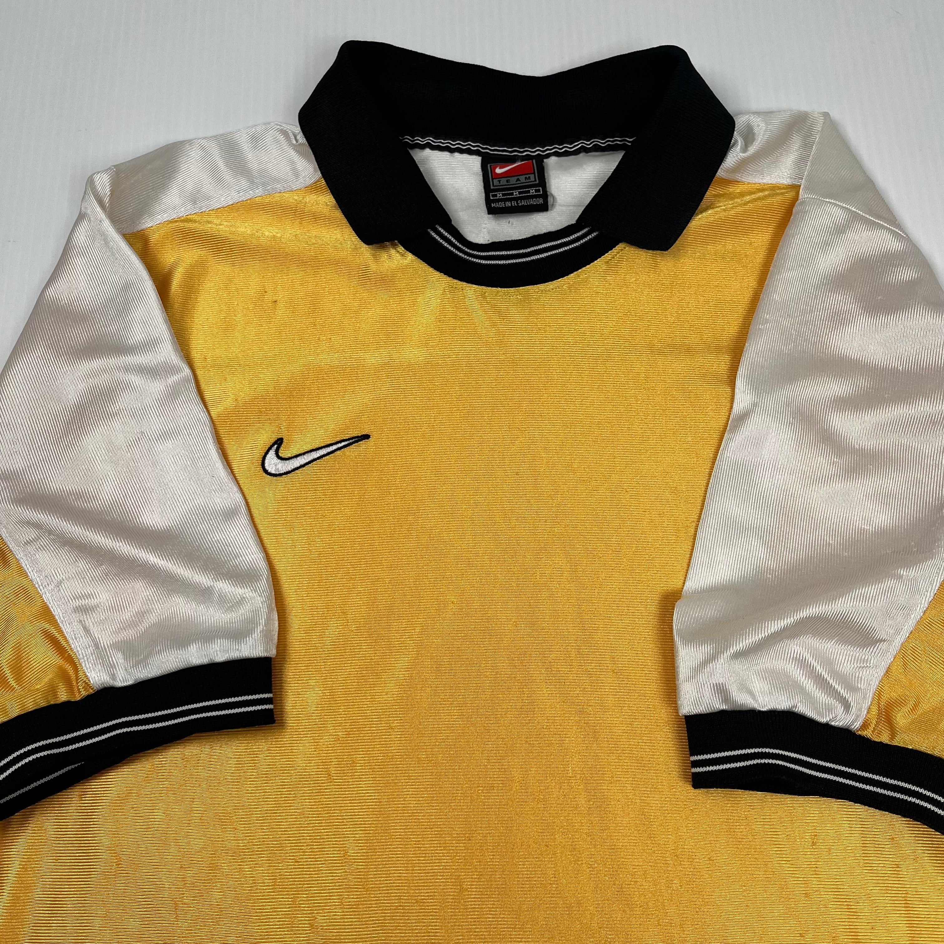 Nike Vintage Nike Mini Swoosh Collared Jersey M Size US M / EU 48-50 / 2 - 2 Thumbnail