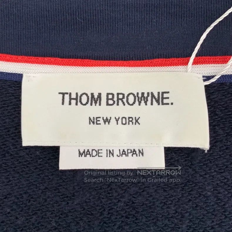 Thom Browne Thom Browne Dark blue hoodie Size US S / EU 44-46 / 1 - 6 Thumbnail