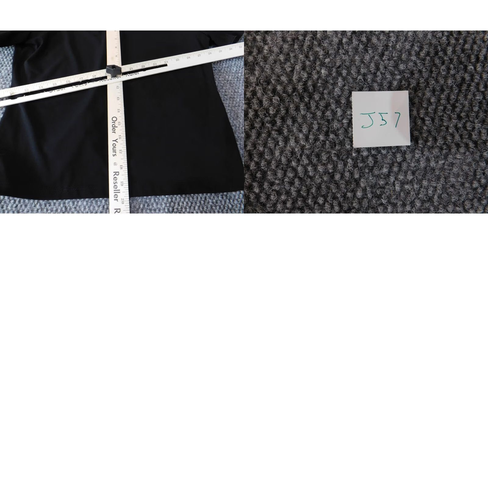 Vintage Notations Womens Blouse Shirt M Black V-Neck Short Sleeve Pullover Casual Regular Polyester Rayon Button Lightweight Stretch Classic Size M / US 6-8 / IT 42-44 - 8 Thumbnail
