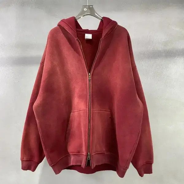 VIBE Vintage Street Loose Casual Hooded L Sweatshirt Jacket Size US L / EU 52-54 / 3 - 6 Thumbnail
