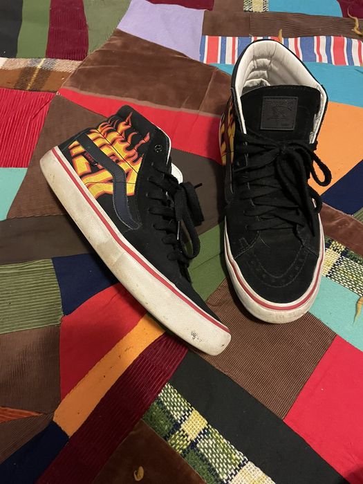 Vans top shoes thrasher