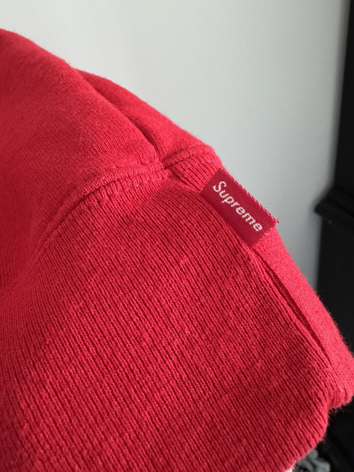 Supreme Preowned Supreme $ Red Hoodie Size US M / EU 48-50 / 2 - 4 Thumbnail