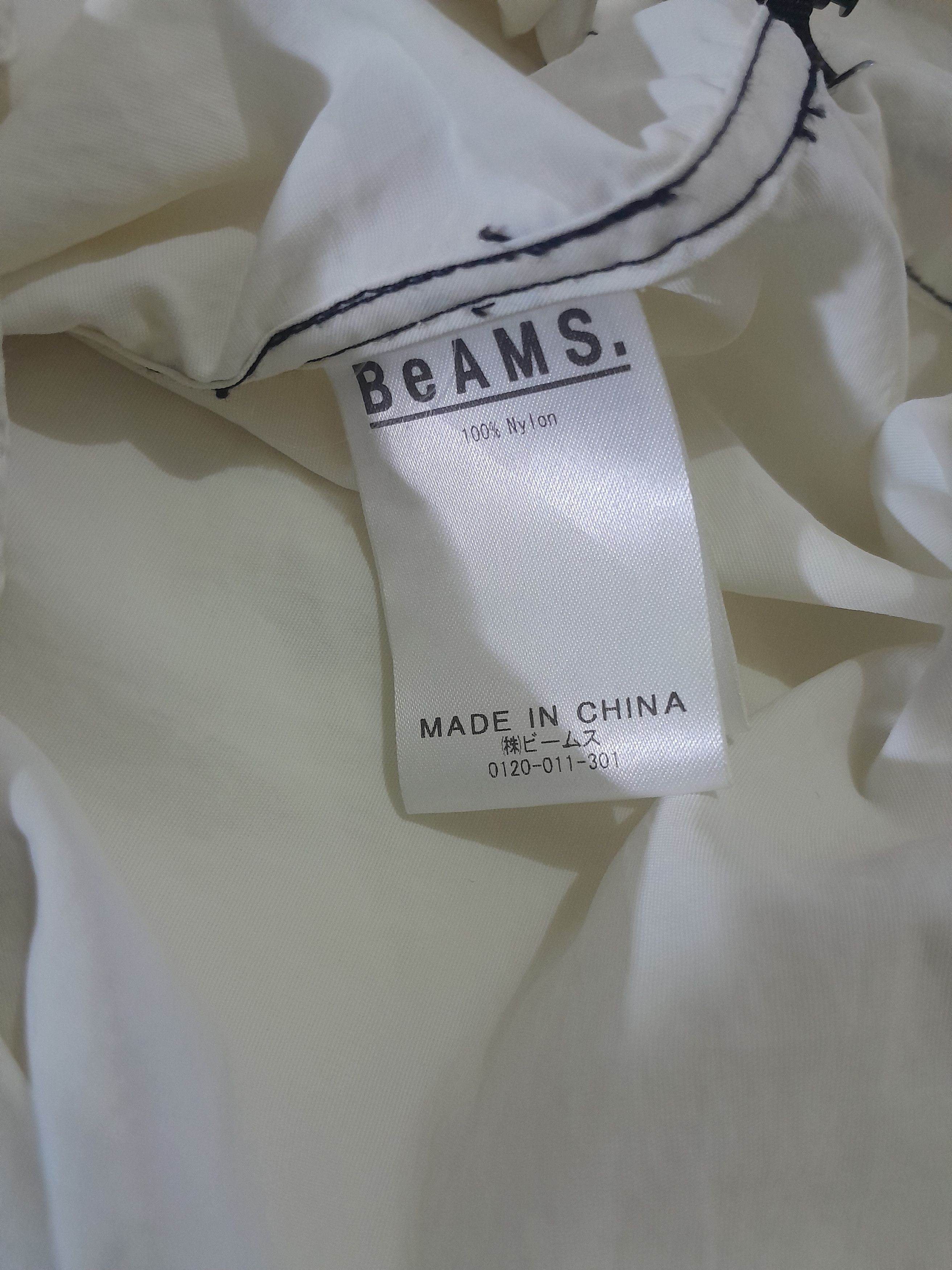 Beams Japan Beams double big pocket sst contrast stitching nylon jacket Size US M / EU 48-50 / 2 - 6 Thumbnail