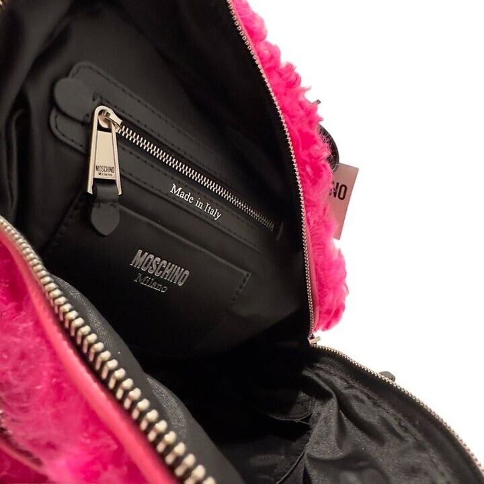 Moschino Moschino Pink Fur Backpack Size ONE SIZE - 6 Thumbnail