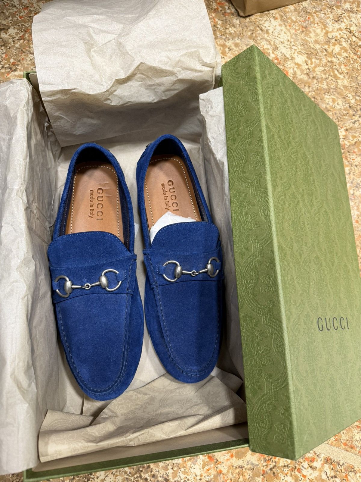 Gucci Gucci blue loafers Size US 8.5 / EU 41-42 - 8 Thumbnail