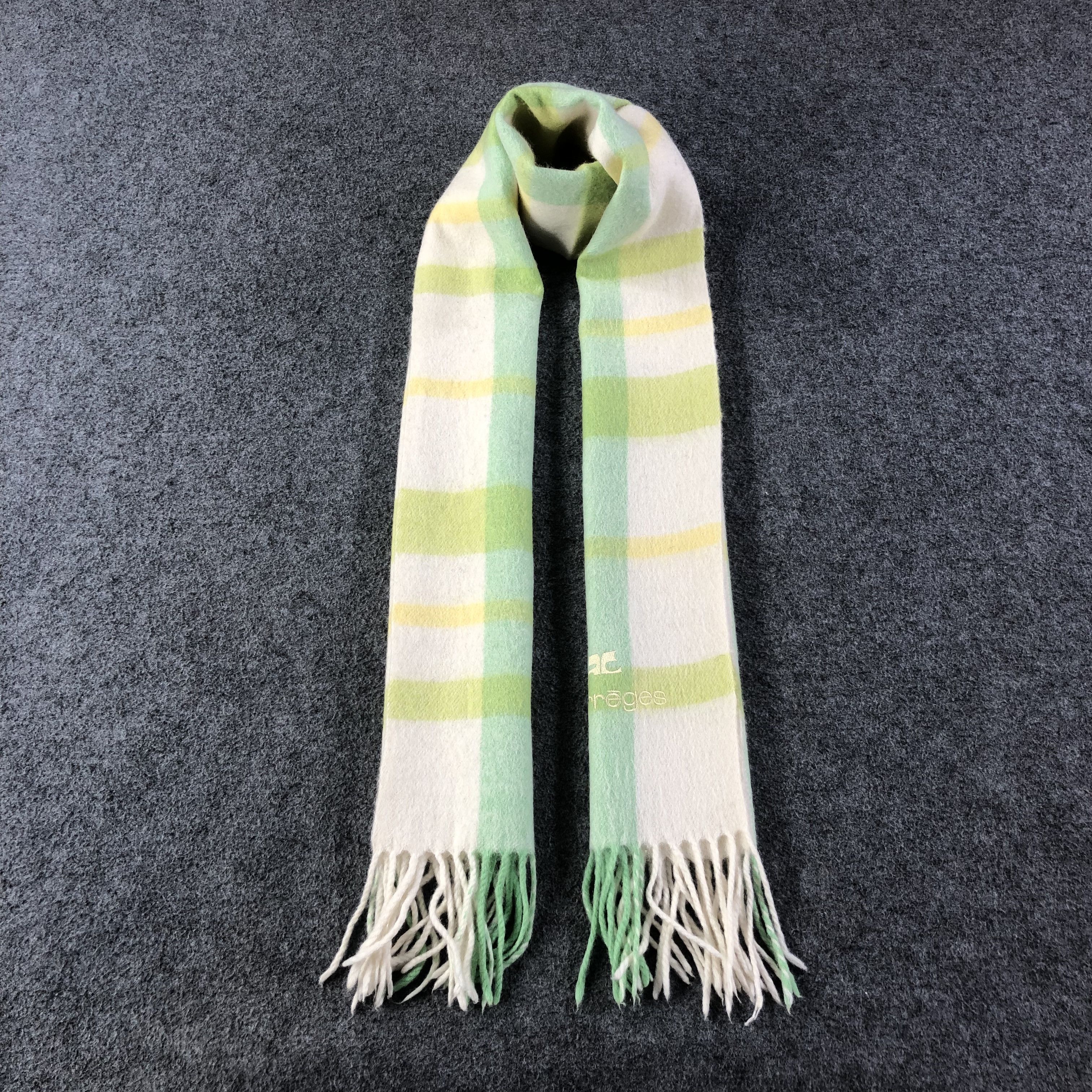 Courreges Courreges Wool Scarf Muffler V1164 Size ONE SIZE - 1 Thumbnail