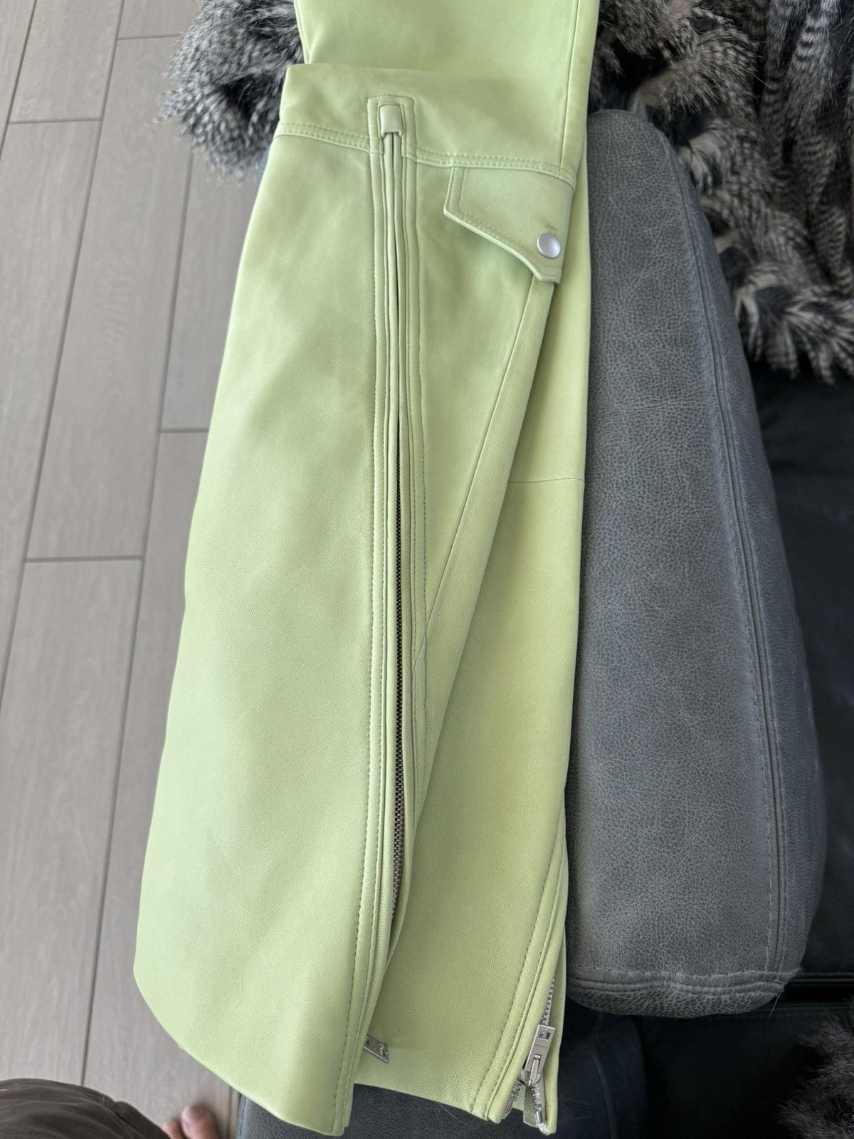 Acne Studios Acne Studios pistachio green leather pants size 38 IT Size 26" / US 2 / IT 38 - 7 Thumbnail