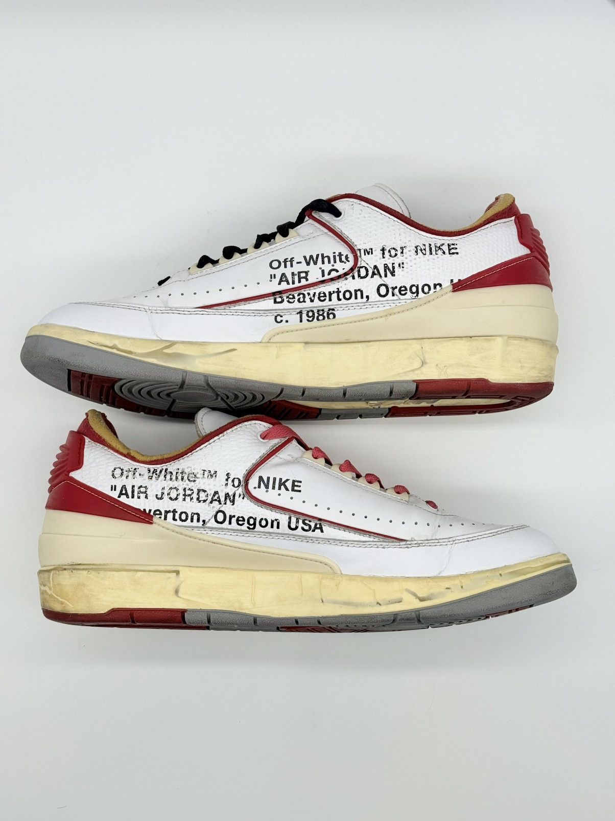 Jordan Brand Size 13 - Jordan 2 Retro Low SP Off-White Chicago Size US 13 / EU 46 - 3 Thumbnail