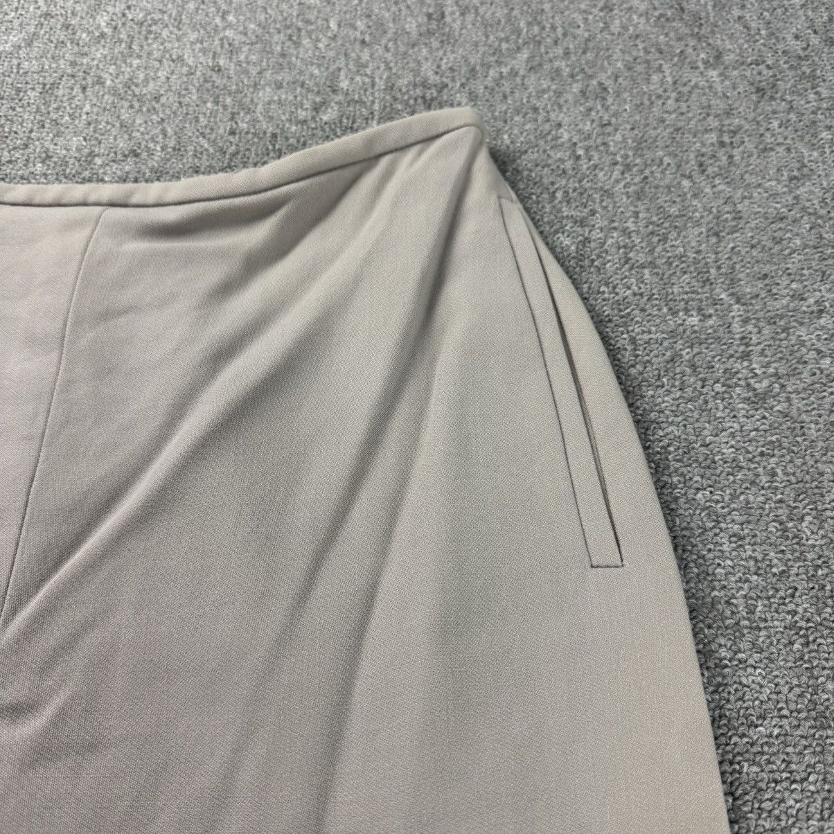 Hermes × Maison Margiela Hermes - Margiela Era - Spring 1999 Beige - Midi Wool Skirt Size 26" / US 2 / IT 38 - 3 Thumbnail