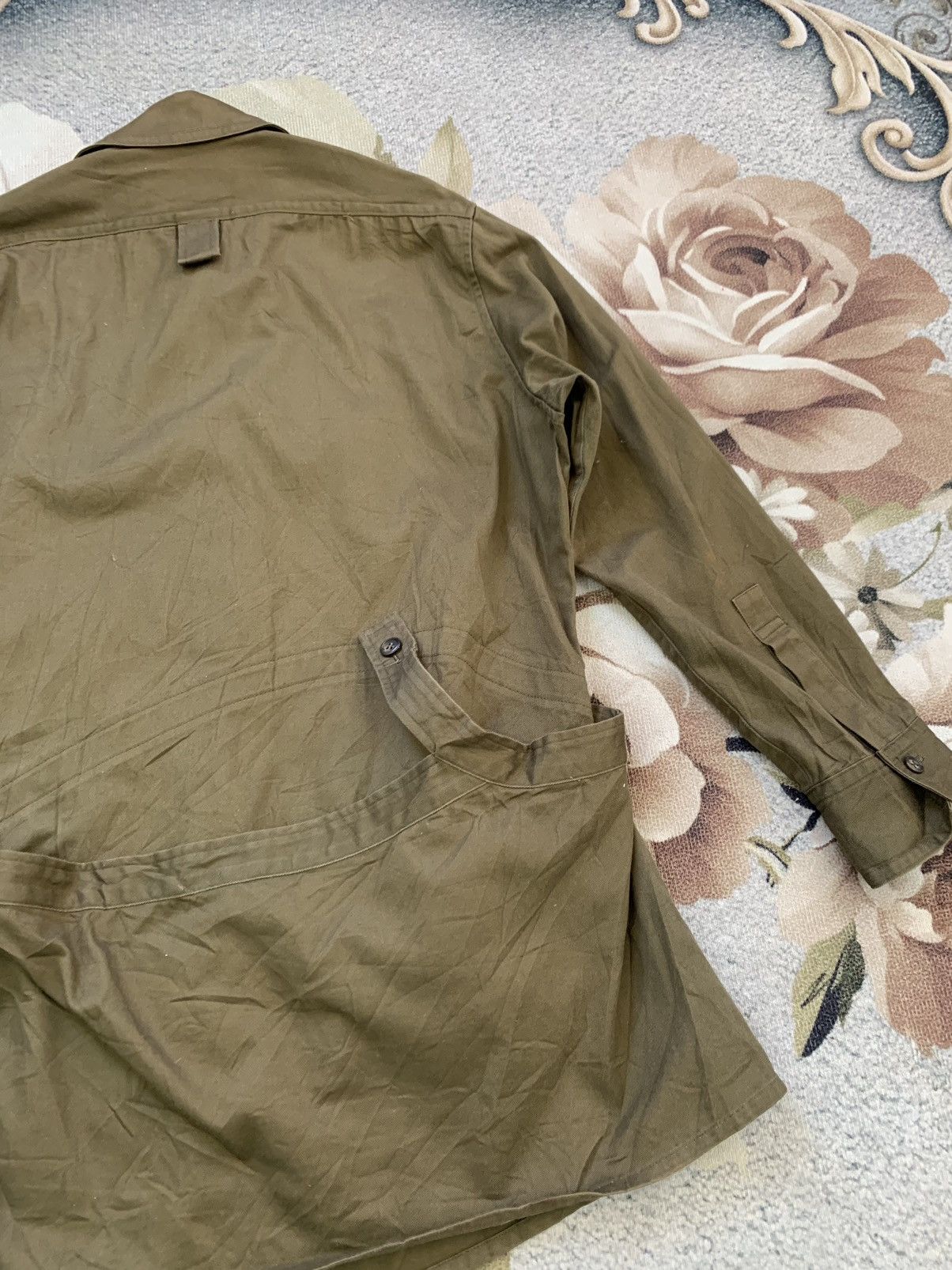 Yohji Yamamoto Y's Yohji Yamamoto Military Girth Style Shirt Jacket Size US M / EU 48-50 / 2 - 10 Thumbnail