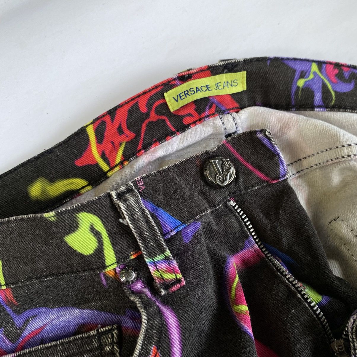 Versace Jeans Couture Versace Jeans Crazy Allover Multicolor Jeans Size US 32 / EU 48 - 3 Thumbnail