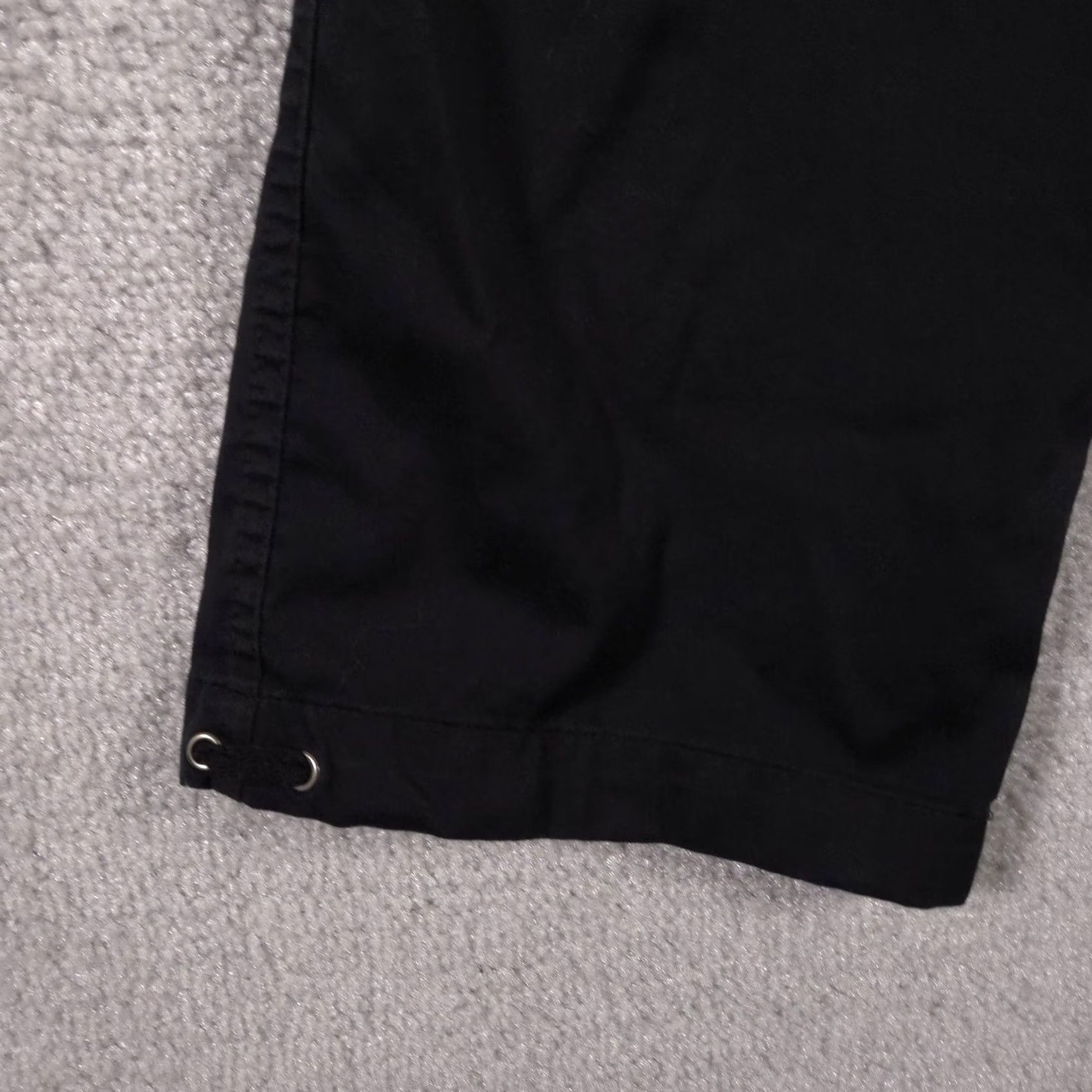 Vintage Chico's Pants Womens 1 Black Capri Cropped Utility Stretch Cotton Pockets Casual Size 25" / US 0 / IT 36 - 4 Thumbnail