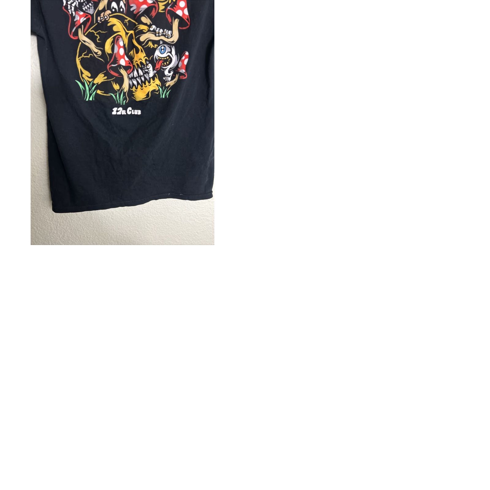 Vintage 12 Oz T-Shirt Mens Short Sleeve M Choose Adventure Mushrooms Funguy Black Size US M / EU 48-50 / 2 - 9 Thumbnail