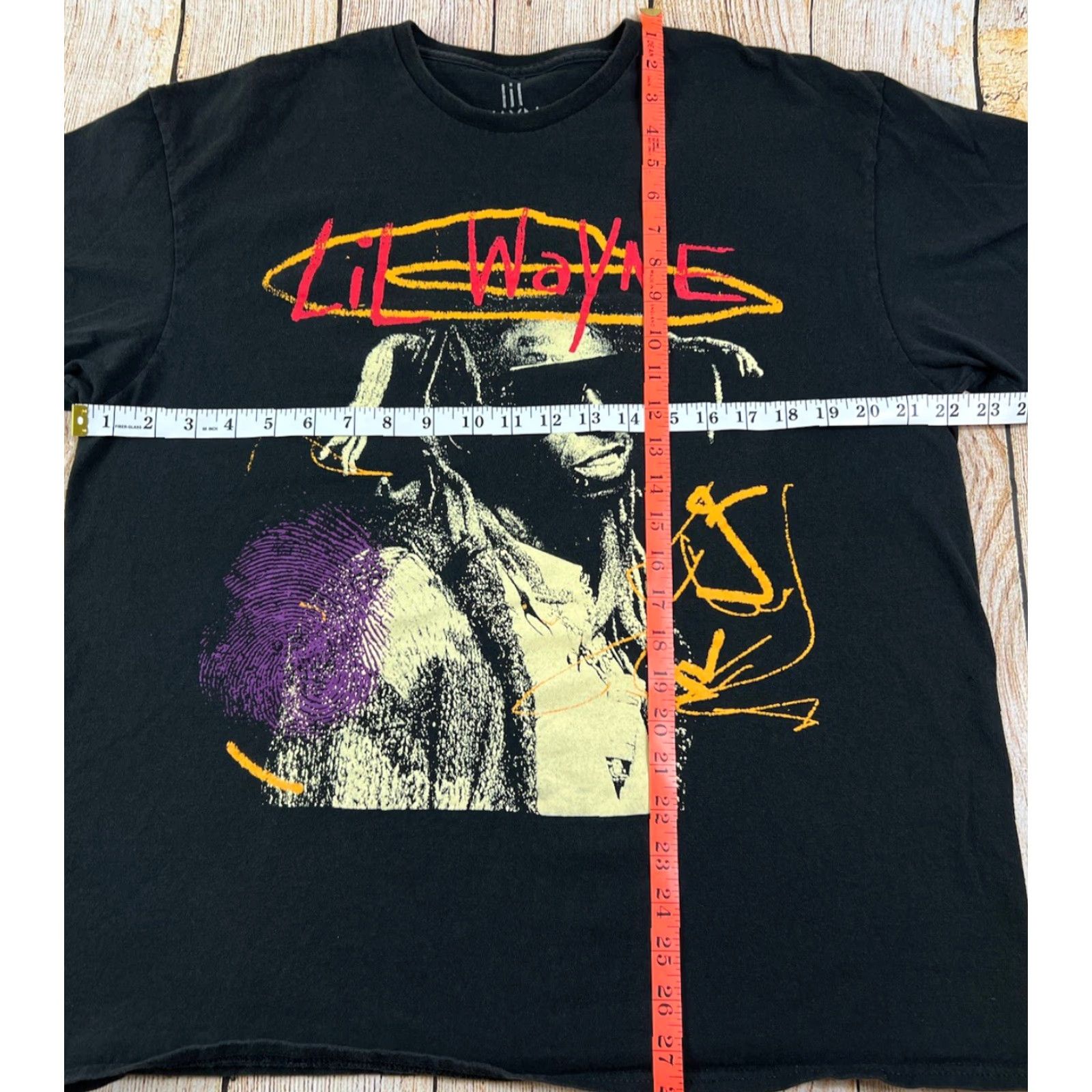 Vintage Lil Wayne T Shirt XL Black Hip Hop 2022 Mens Shirt WW Size US XL / EU 56 / 4 - 4 Thumbnail