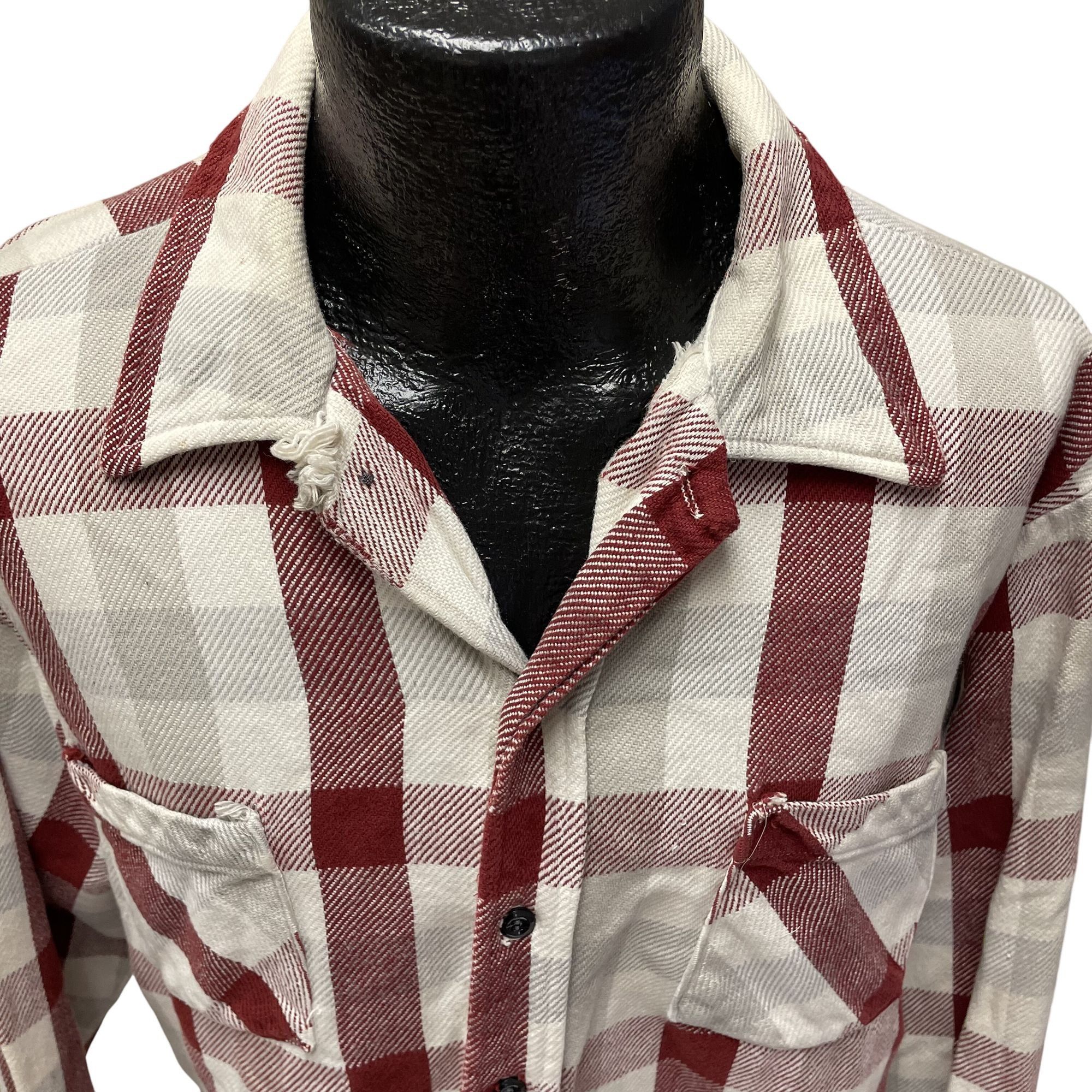 Other Vtg King Road Sears PLAID Hunting Flannel Chore Shirt Size US XL / EU 56 / 4 - 2 Thumbnail