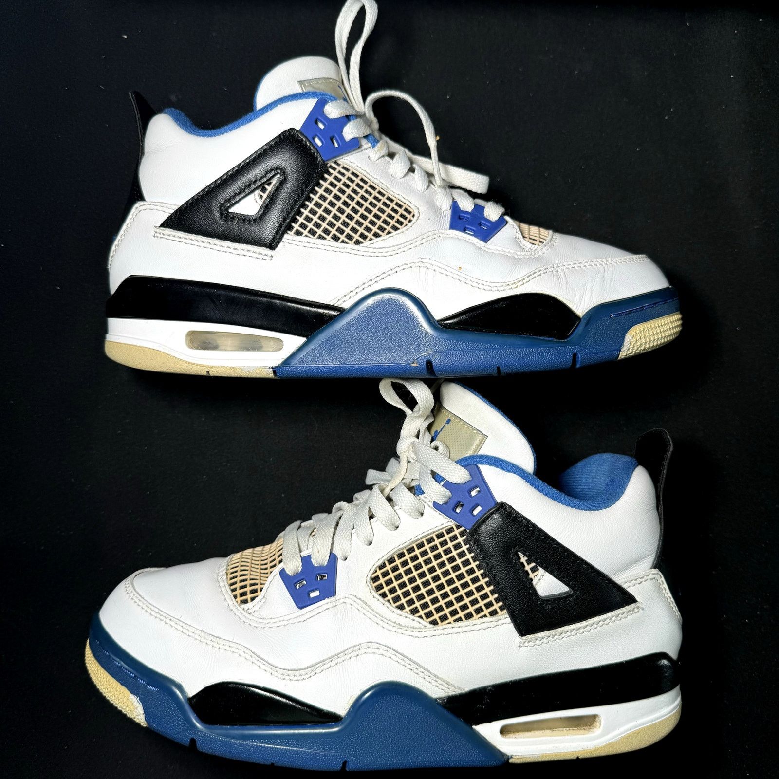 Jordan Brand × Nike Size 6.5 - Nike Air Jordan 4 Retro GS Motorsports 2017 Shoes Size US 6.5 / EU 39-40 - 2 Thumbnail