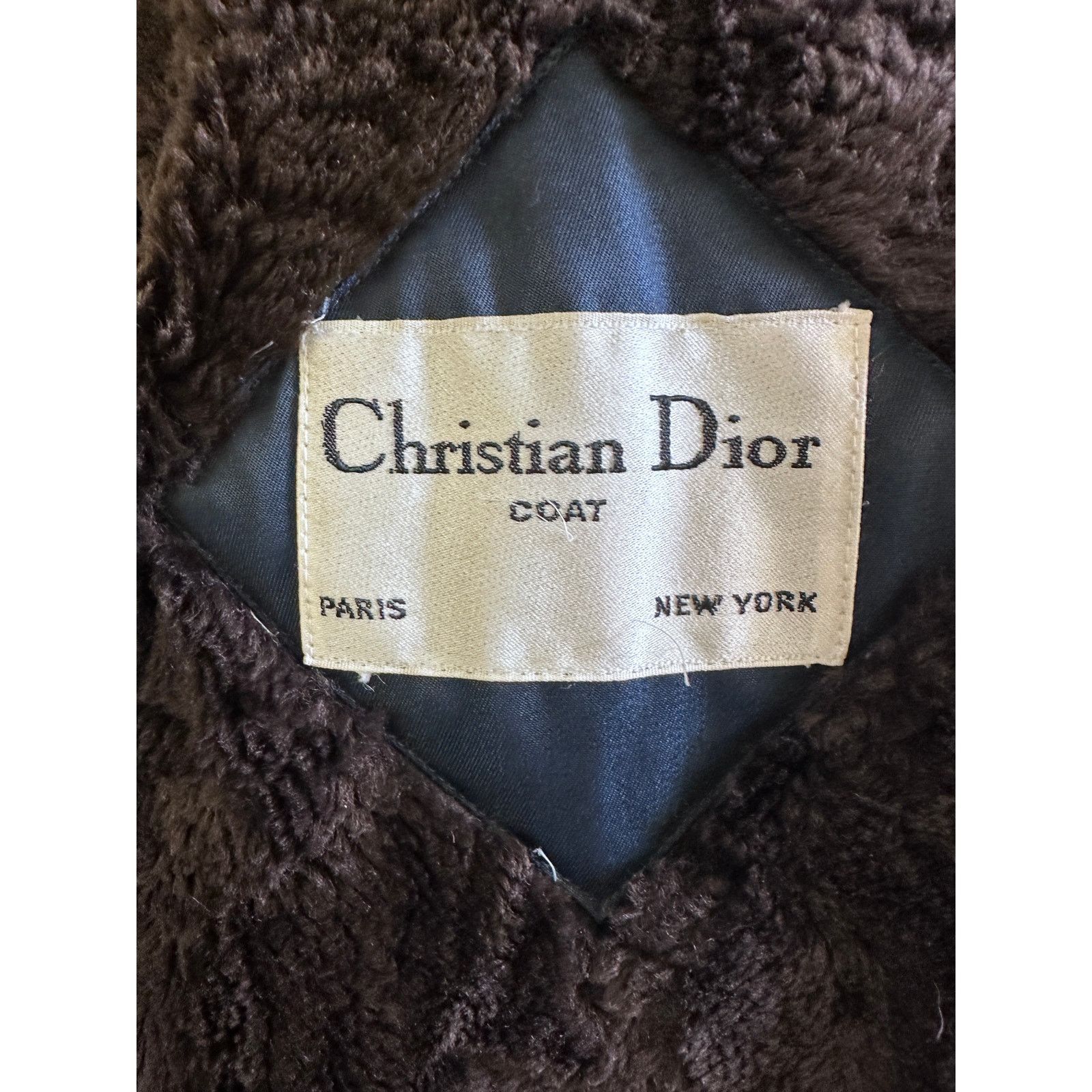 Dior Christian Dior VTG Trench Coat Blue Faux Fur Lining 70s S Size M / US 6-8 / IT 42-44 - 8 Thumbnail
