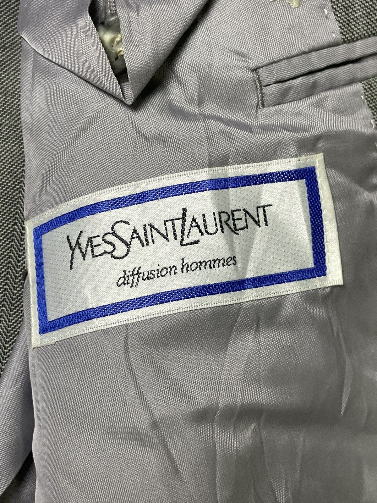 Designer × Vintage × Yves Saint Laurent Yves Saint Laurent Double Breasted Blazer (49) Size US XS / EU 42 / 0 - 8 Thumbnail
